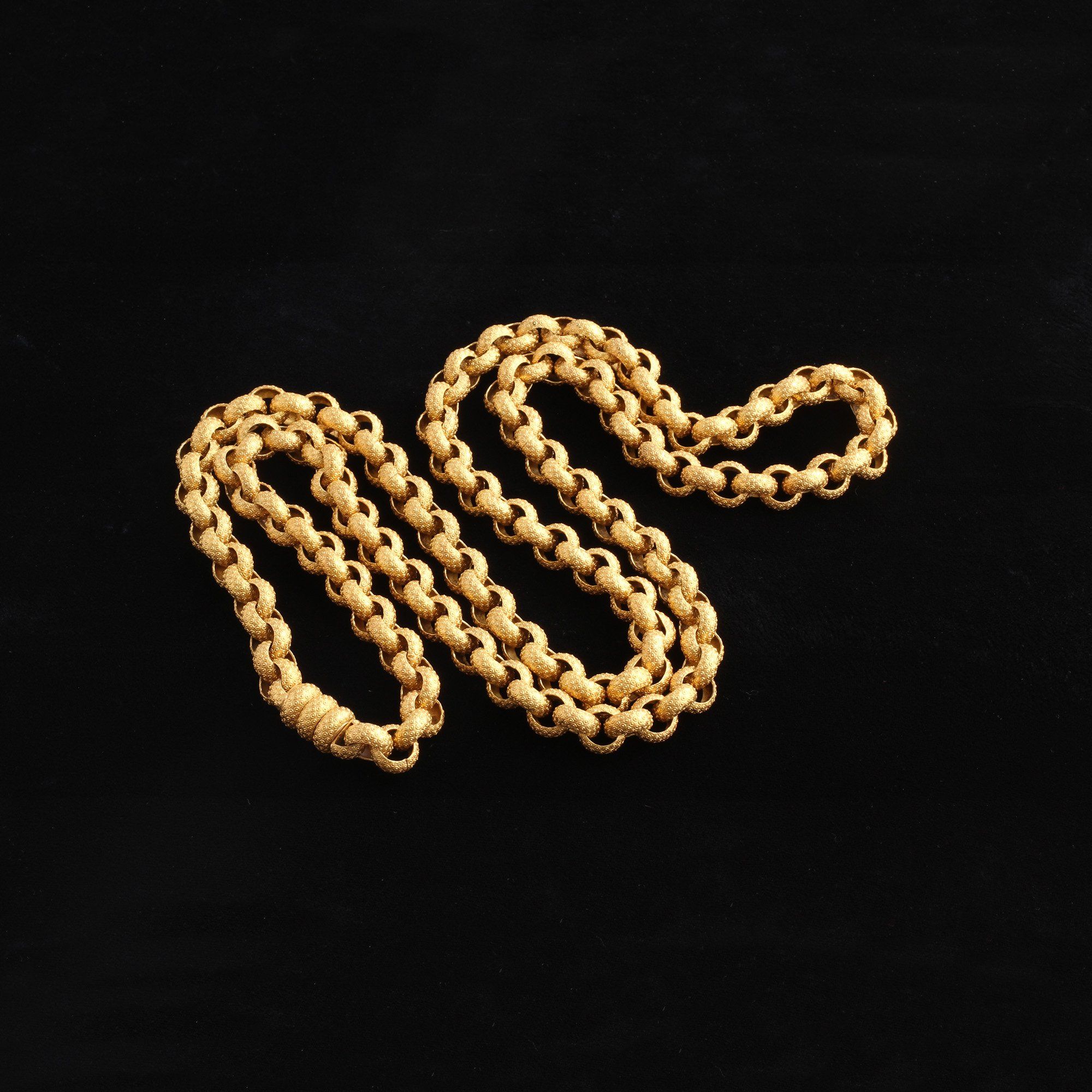 Georgian Large Link Pinchbeck Muff Chain — Erica Weiner