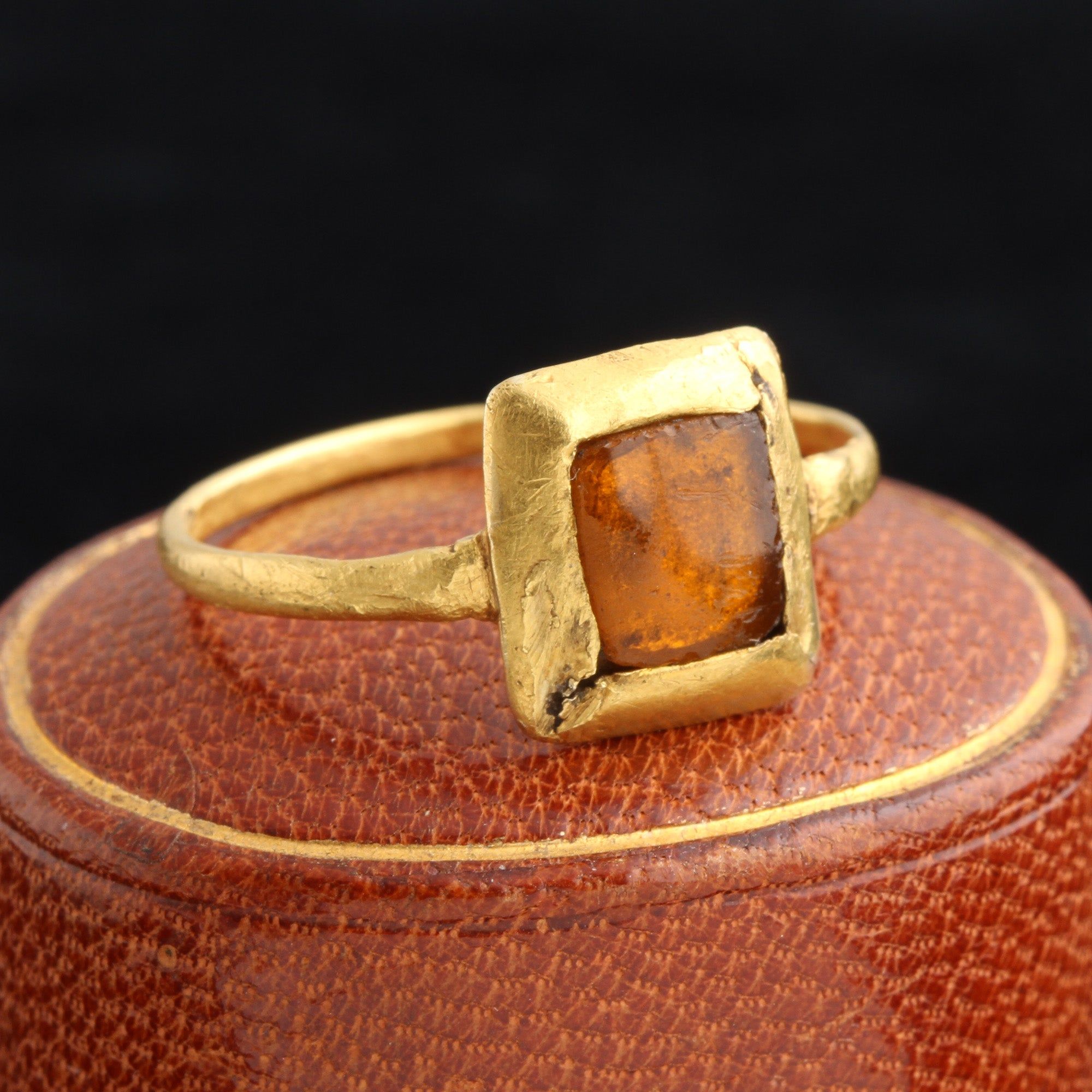 Detail of Medieval "Tart Mold" Ring