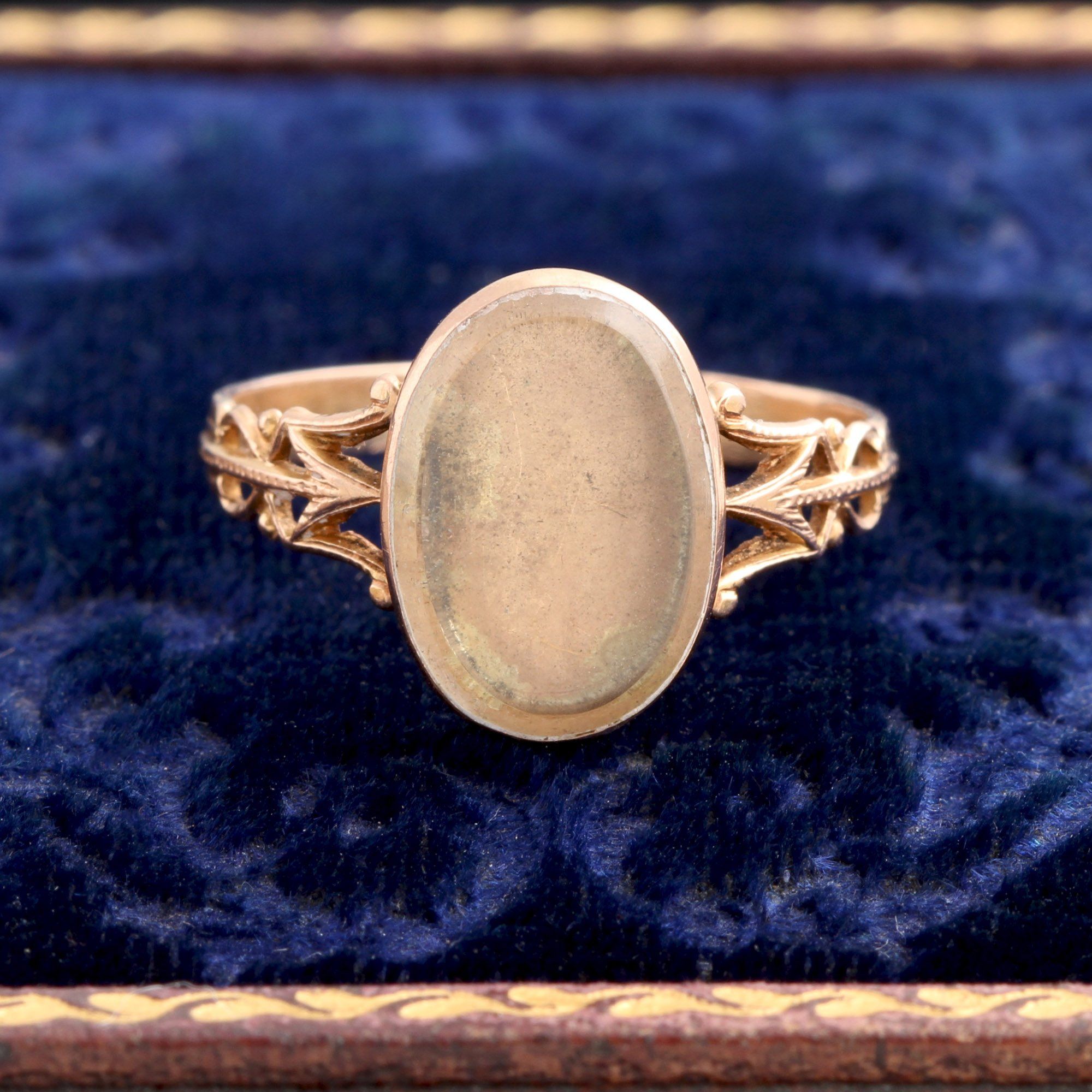 Late 19th Century French Locket Ring
