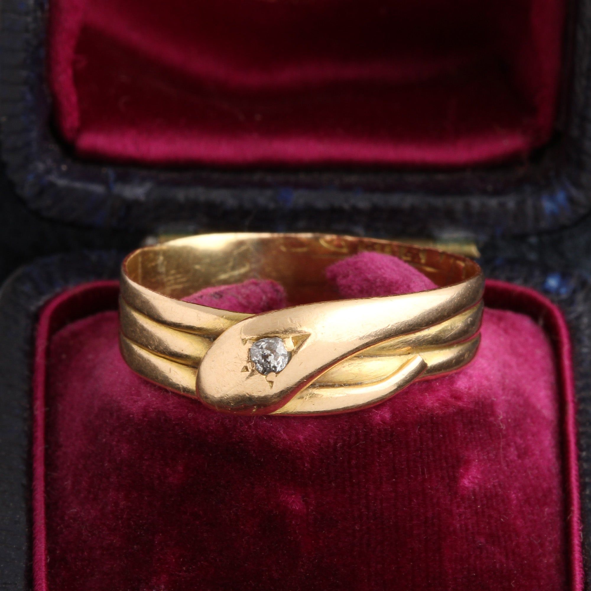 Victorian Coiled Snake Ring