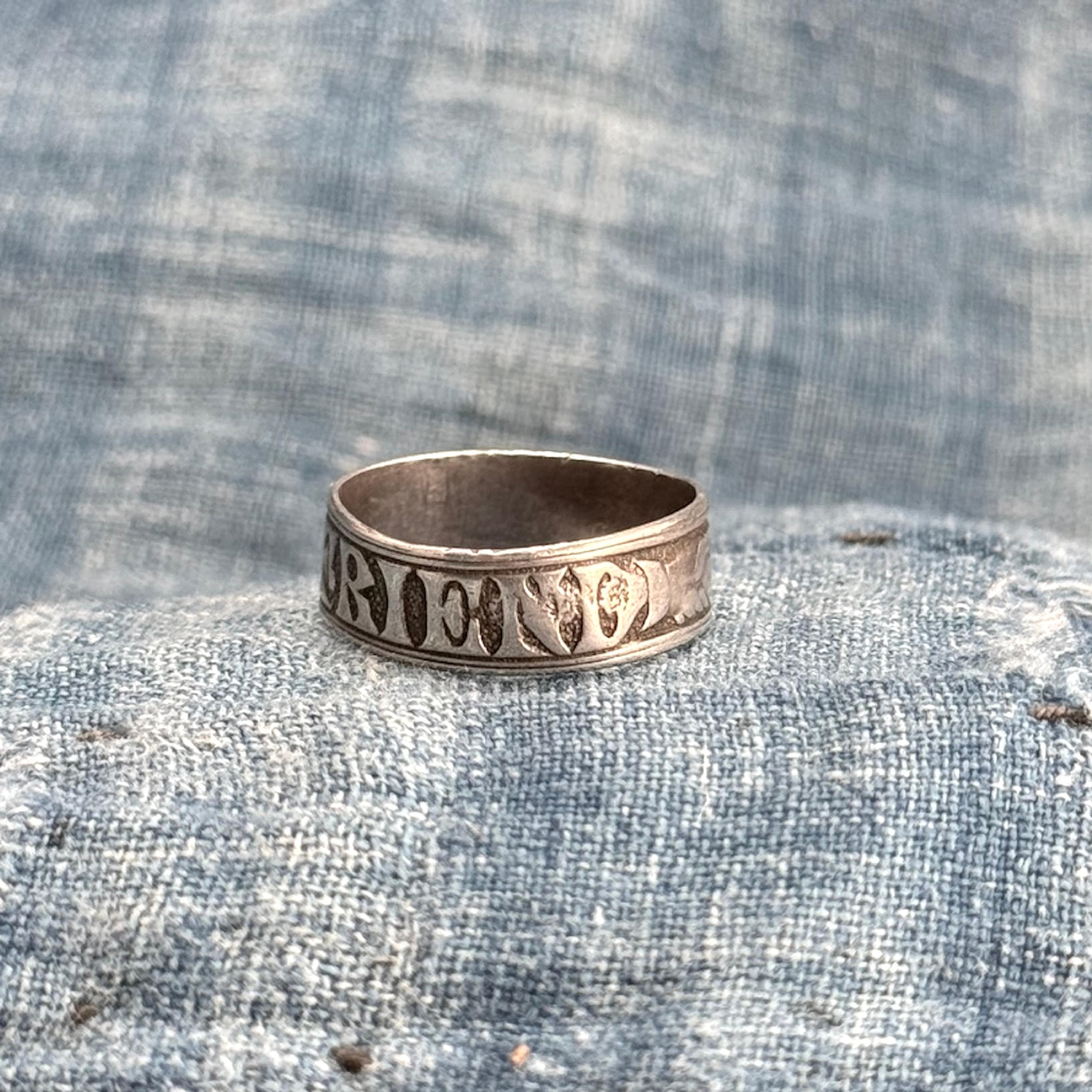 Victorian Silver Friendship Ring