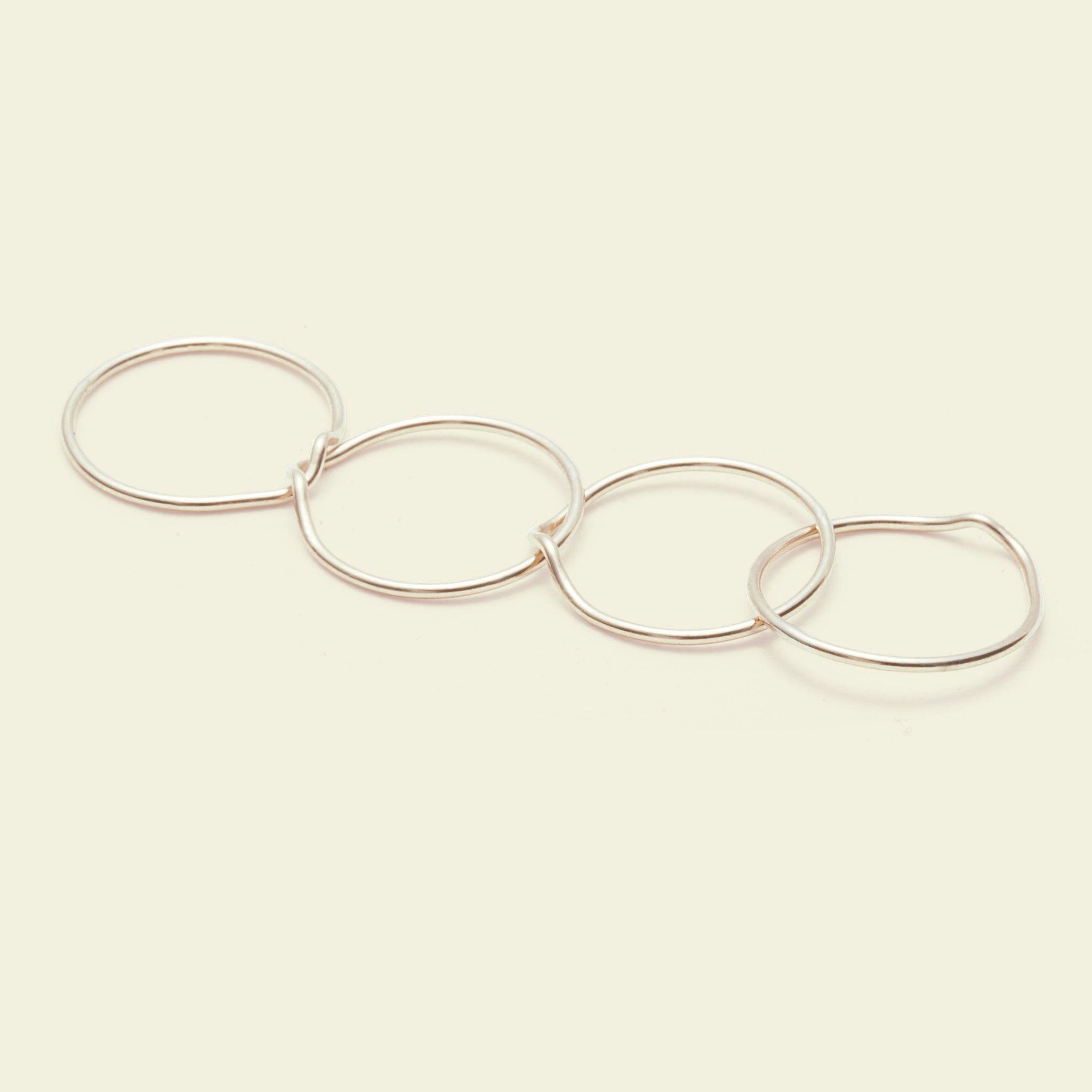 Gold Fill & Silver Puzzle Rings — Erica Weiner