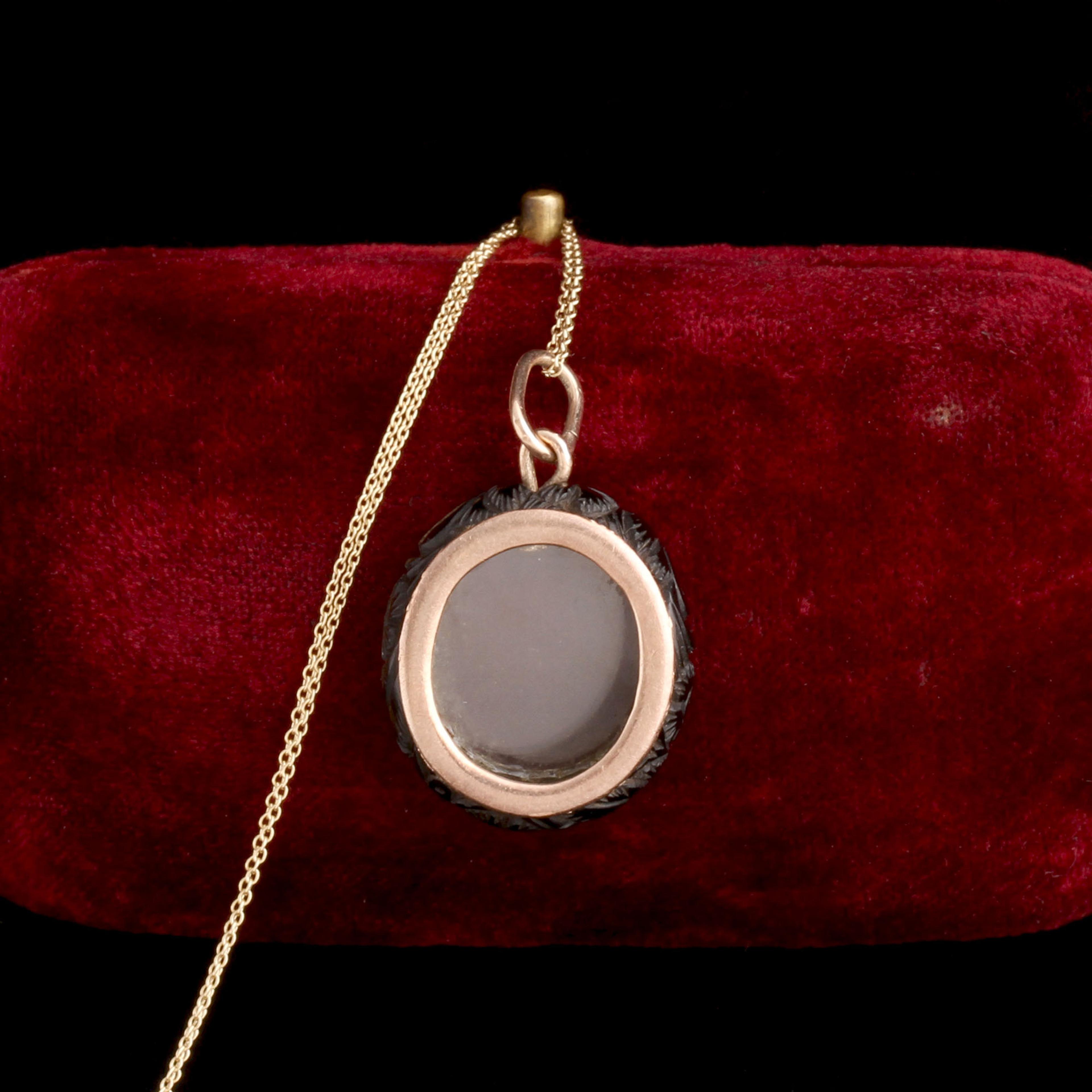 Georgian Bog Oak Locket