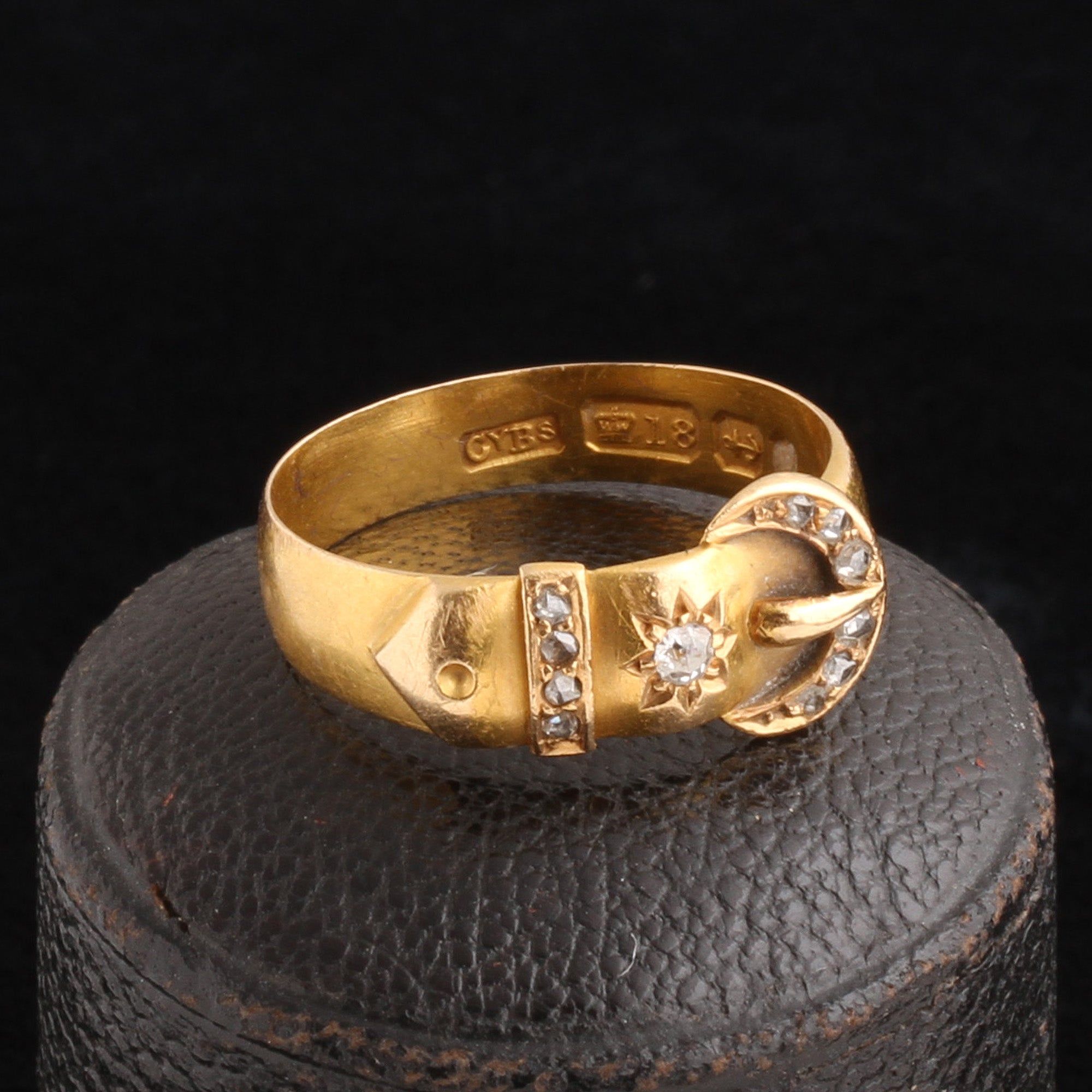 Victorian Diamond Belt Ring