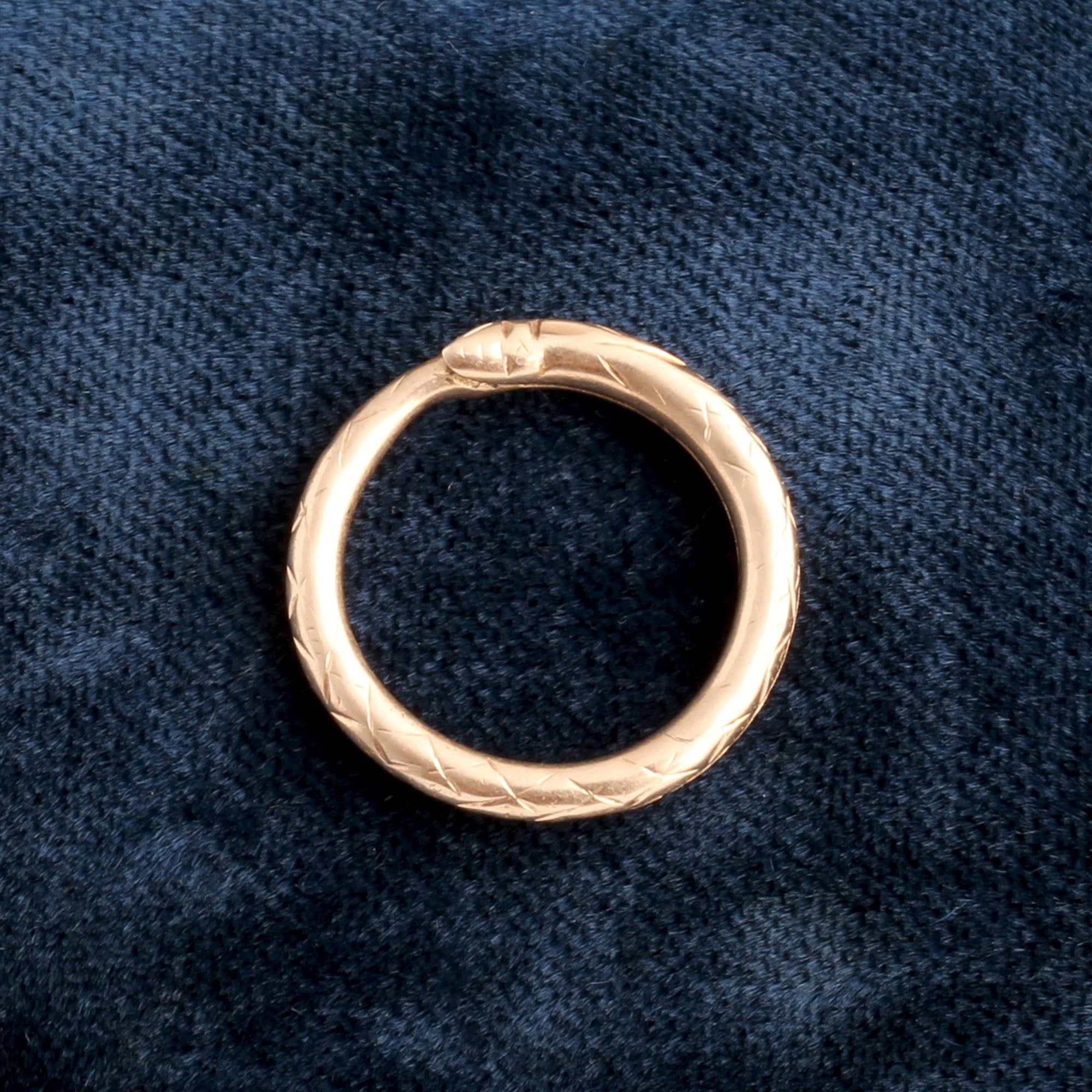 Georgian Ouroboros Split Ring