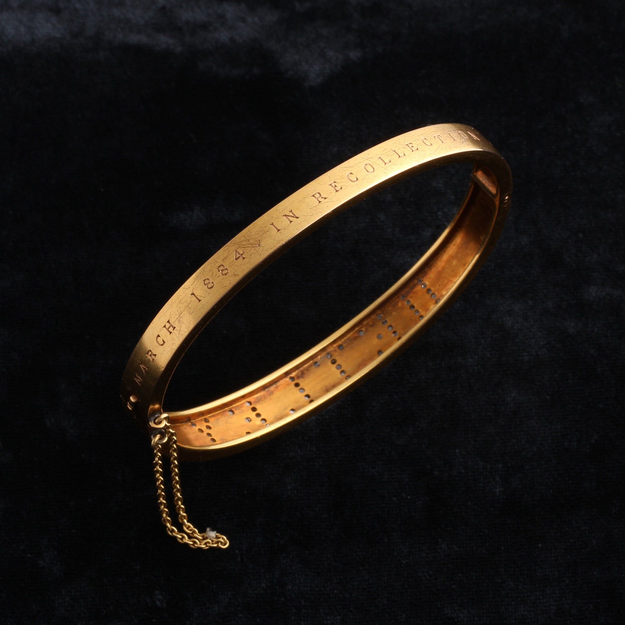 Victorian "In Remembrance of Netley" Bracelet