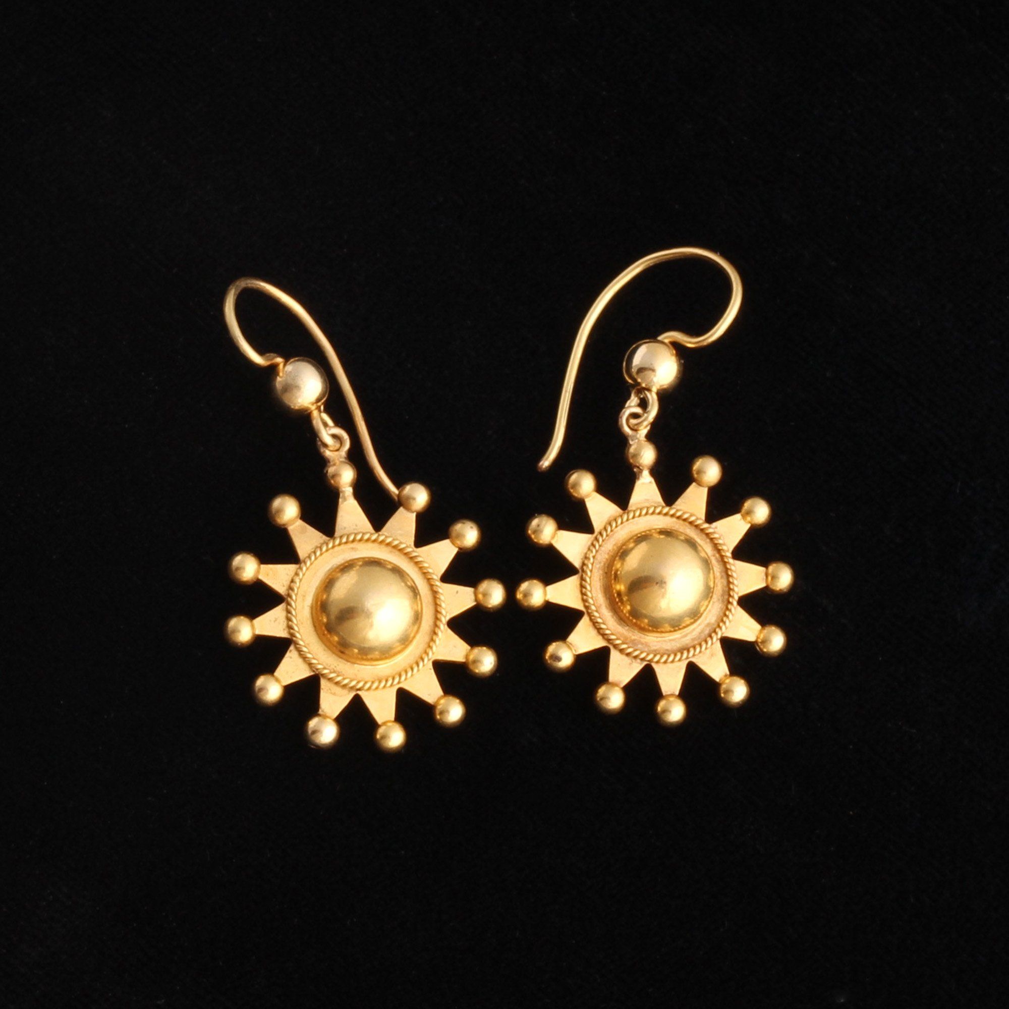 Victorian Sunburst Earrings