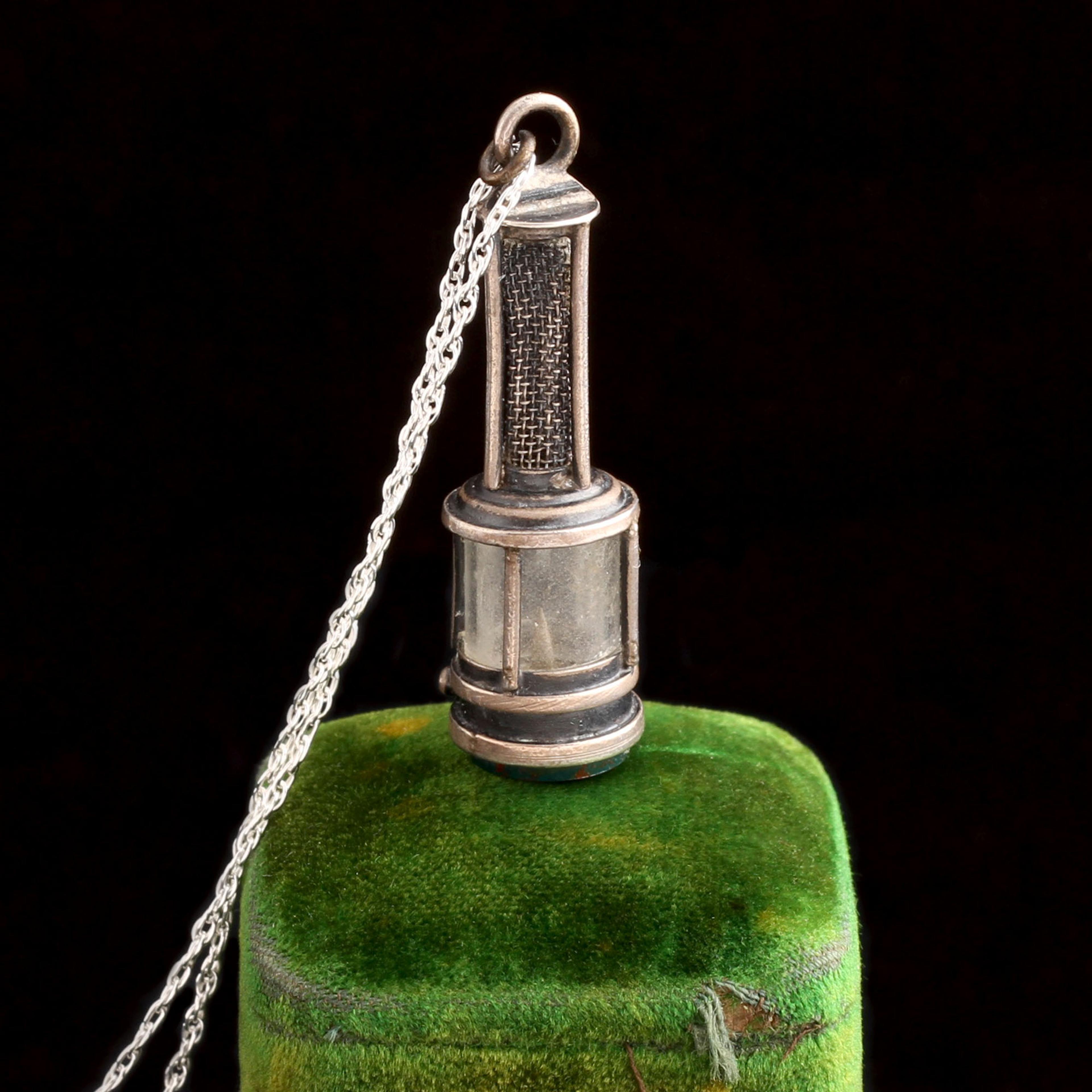 Victorian Davy Lamp Charm