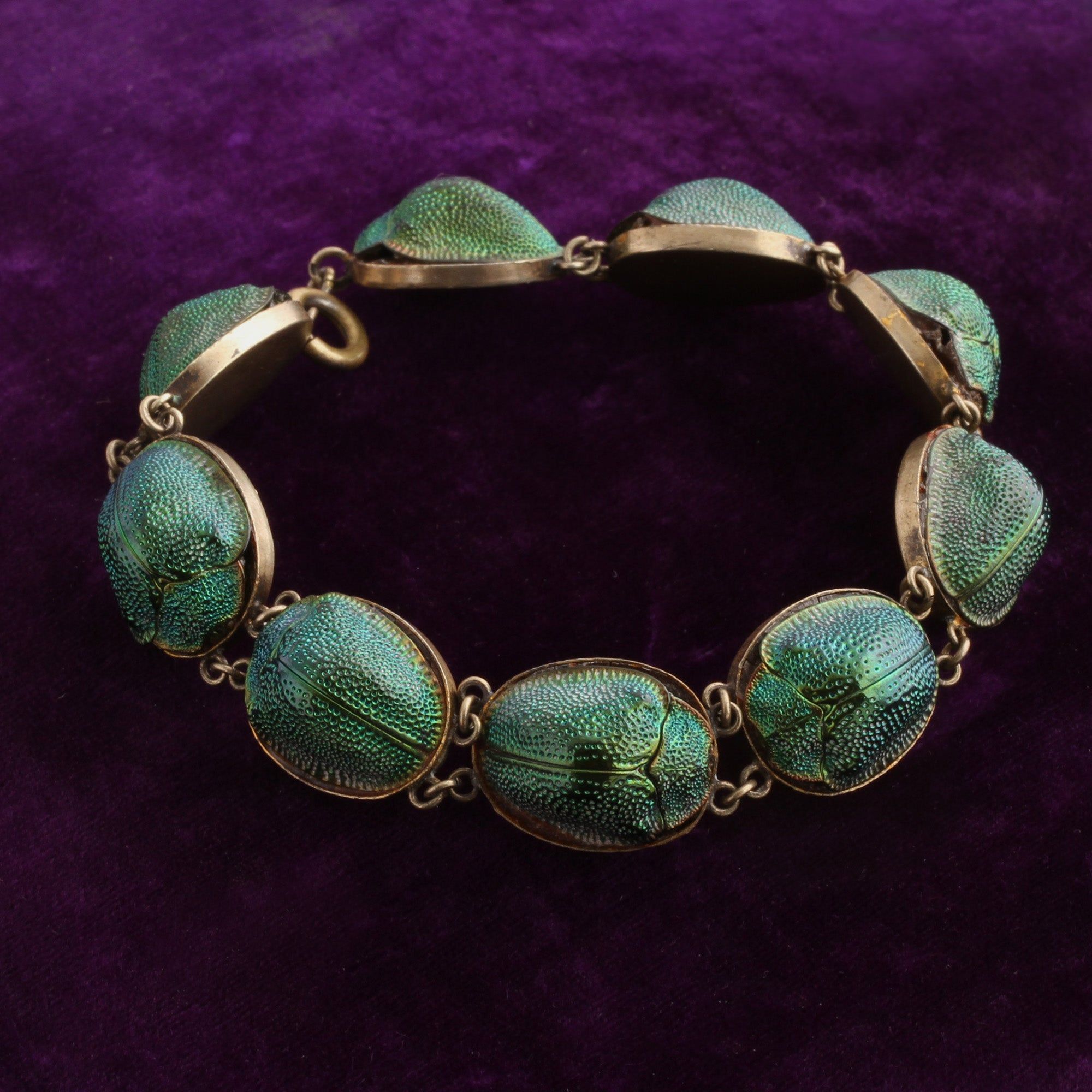 Victorian Scarab Beetle Bracelet