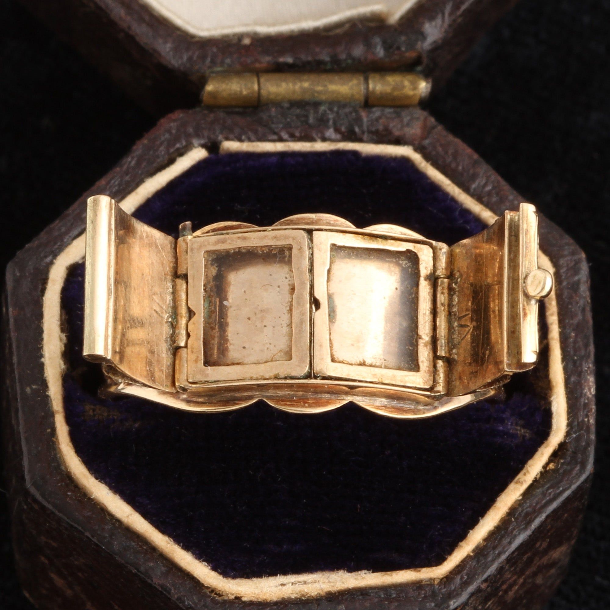 Victorian Book Locket Ring