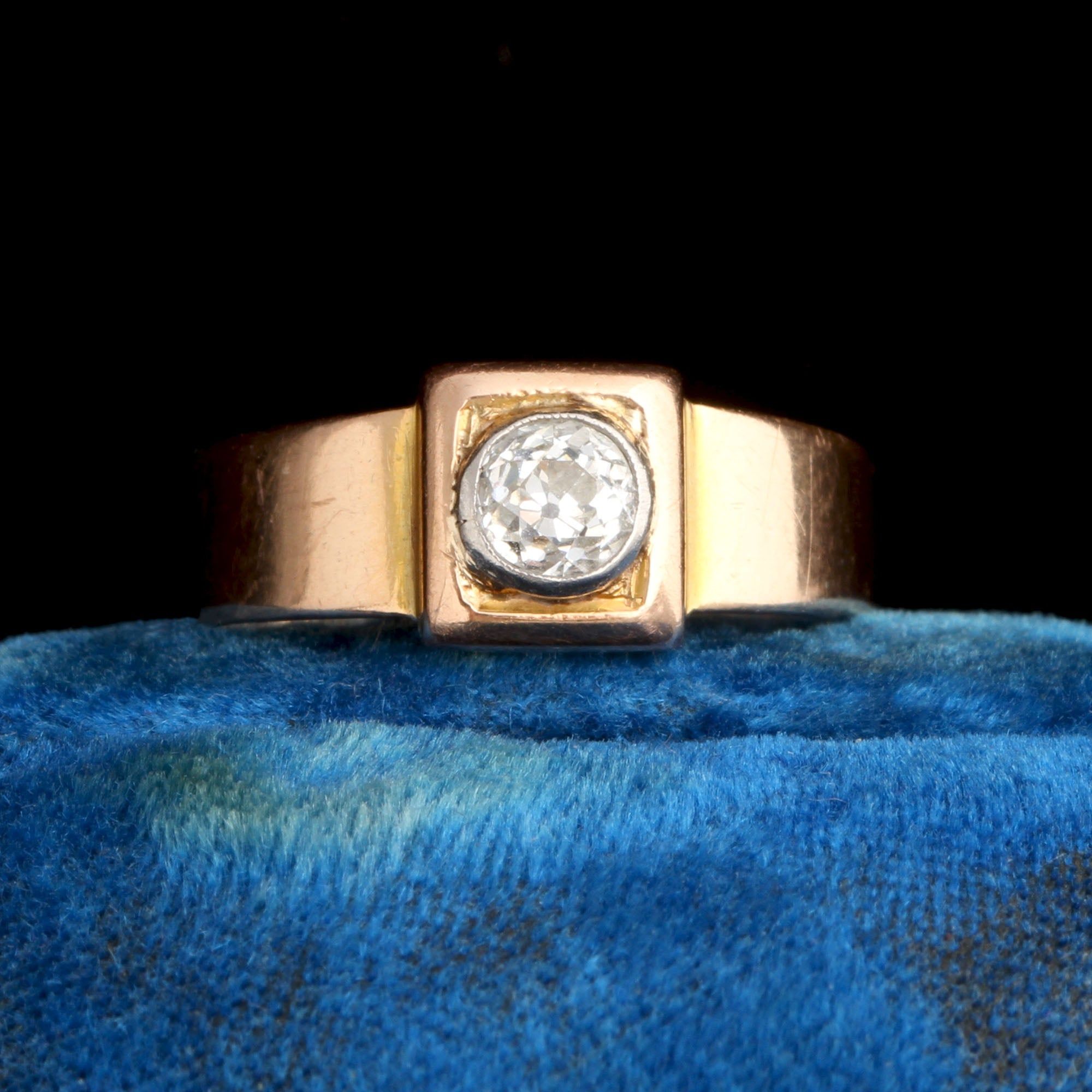 Belle Èpoque Old European Cut Diamond Ring
