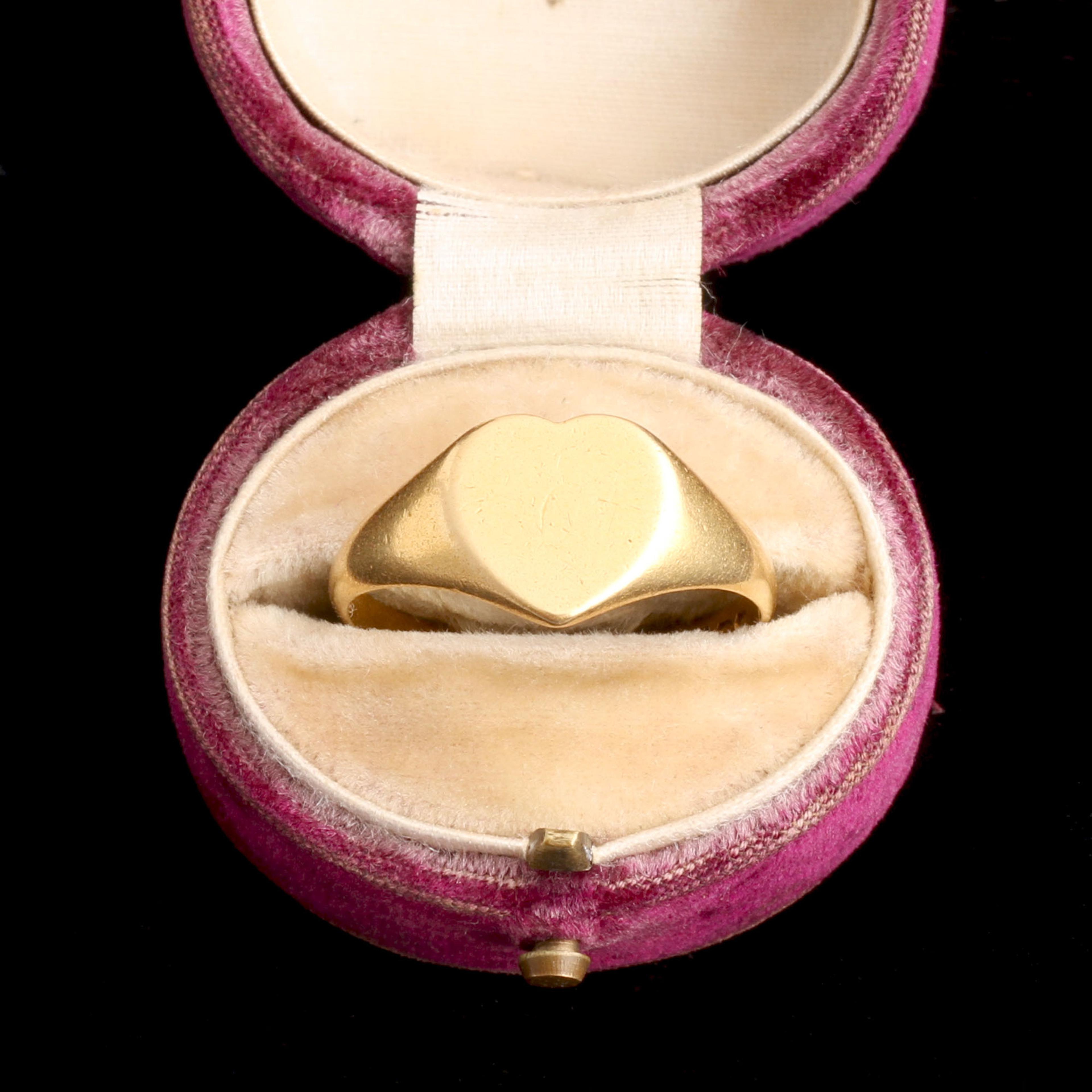 Edwardian Heart Signet Ring
