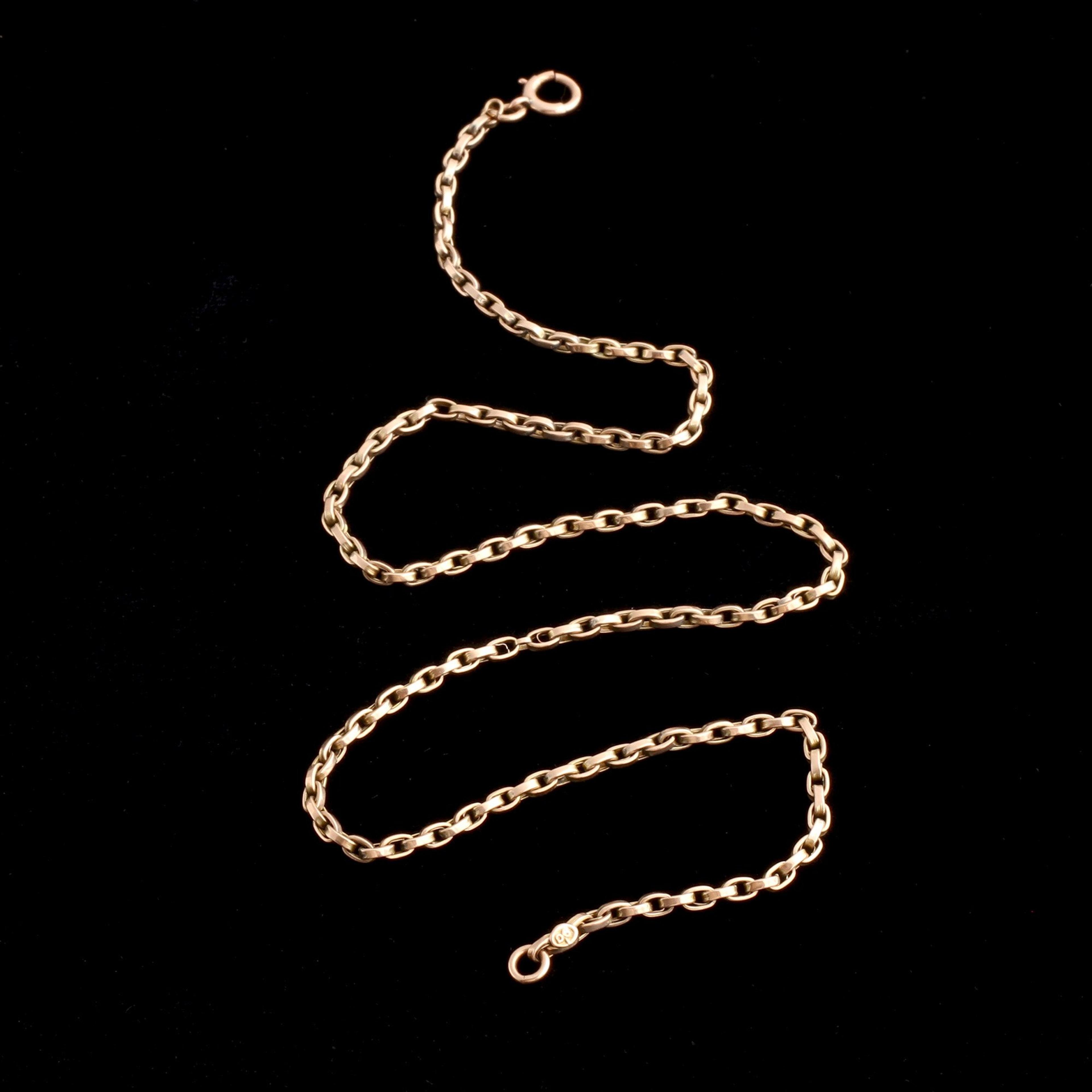 Victorian 16" Long Link Cable Chain