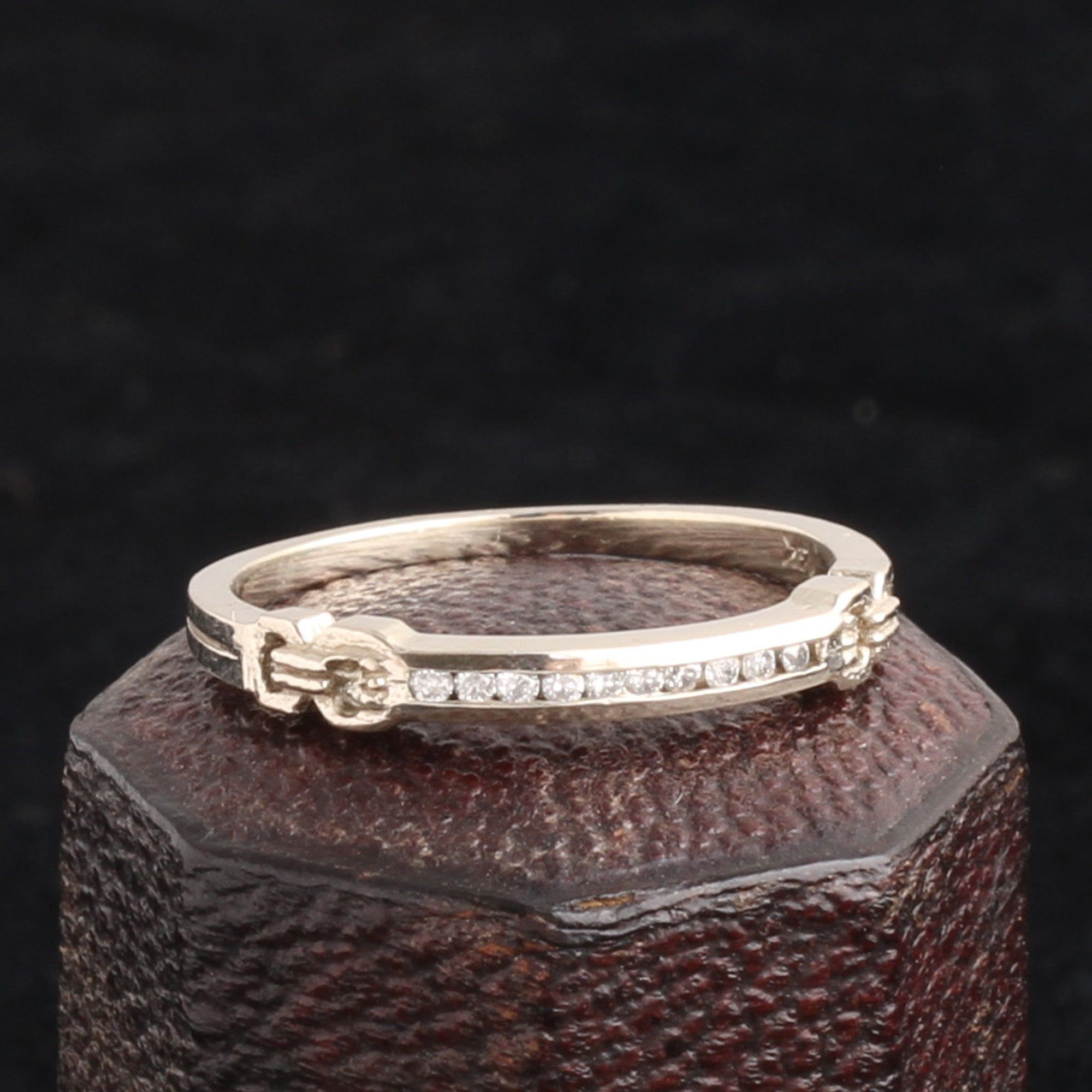 White Gold Liberty Band