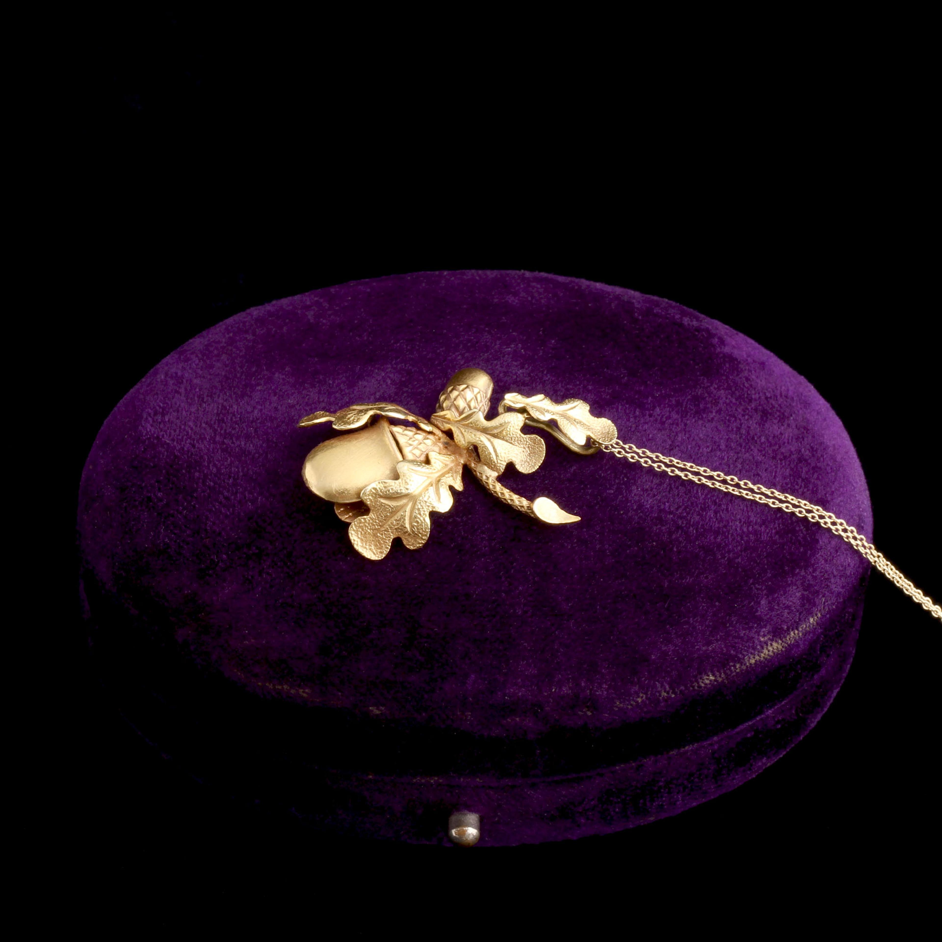 Victorian Acorn Pendant