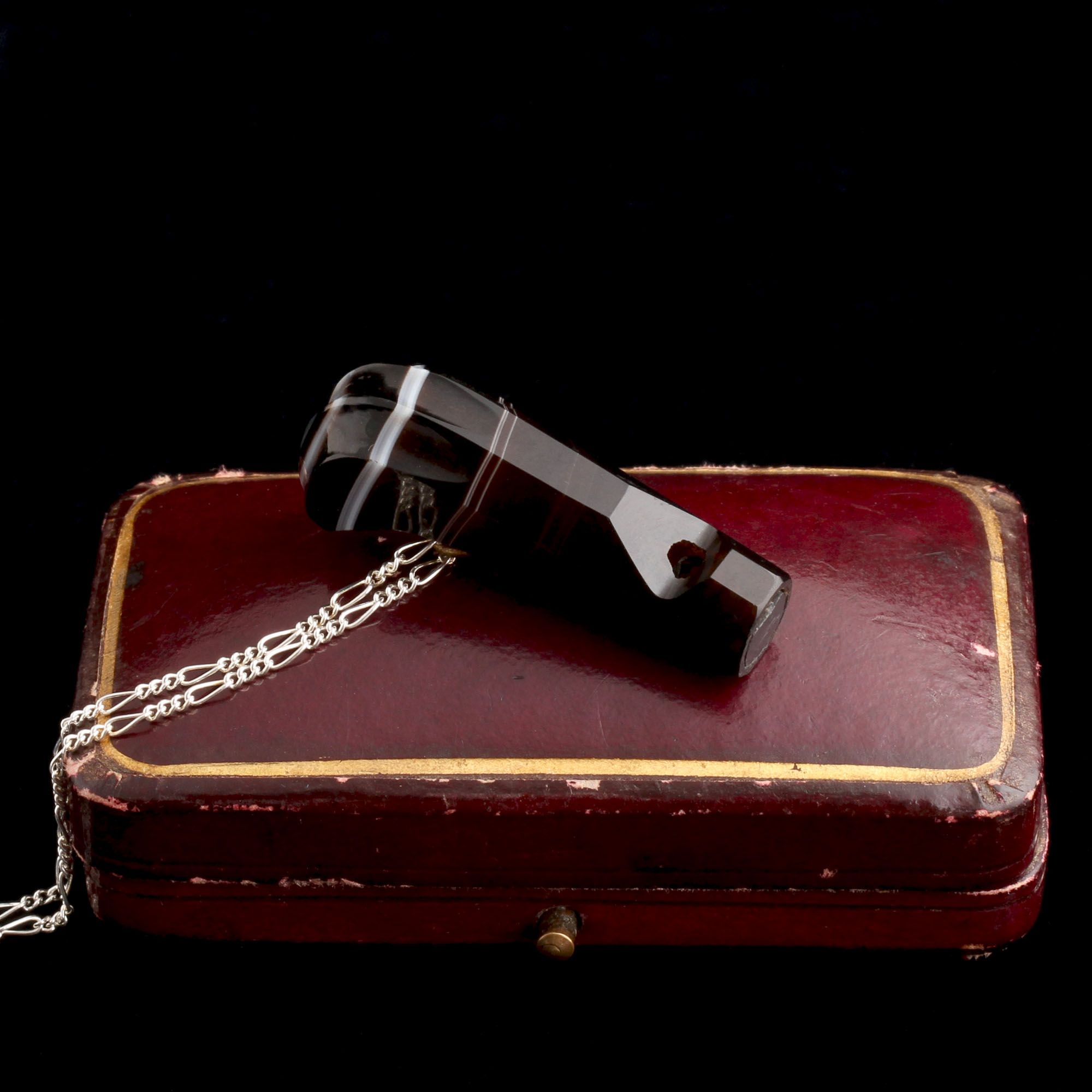 Victorian Carved Agate Whistle Necklace — Erica Weiner