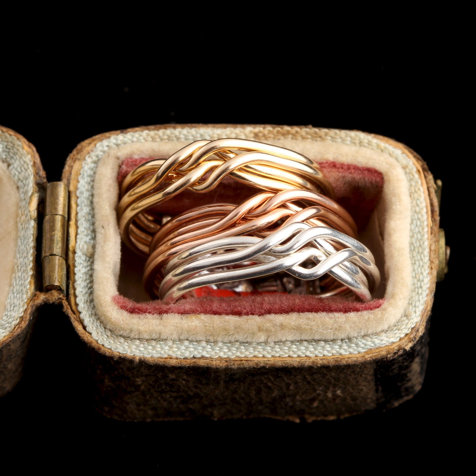 Gold Fill & Silver Puzzle Rings — Erica Weiner