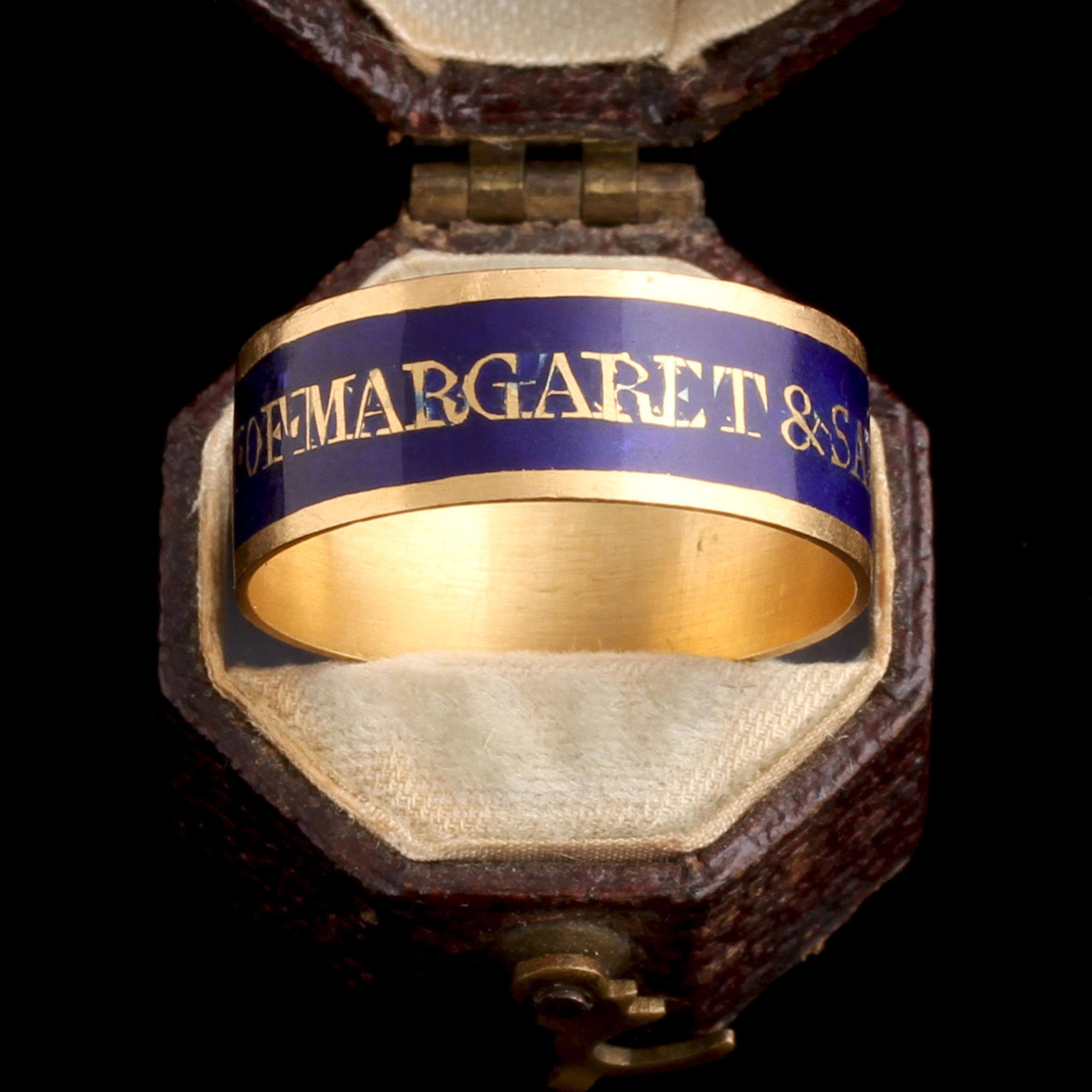 Georgian Margaret & Sarah Sisters Mourning Ring