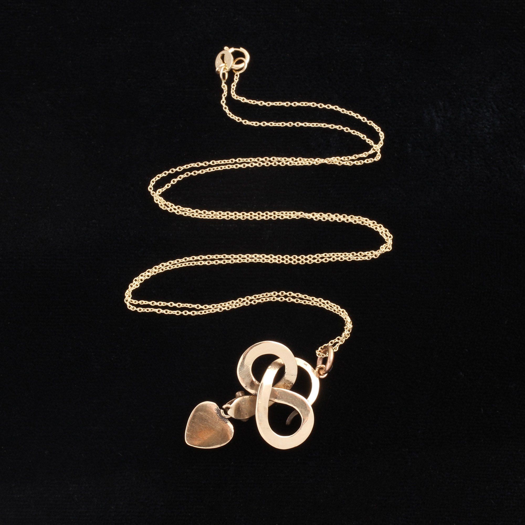 Victorian Infinity Snake Pendant