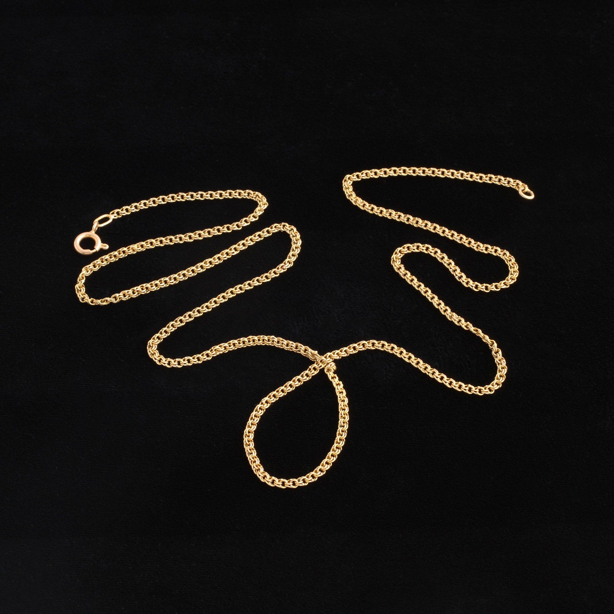 Victorian 24" Double Link Cable Chain