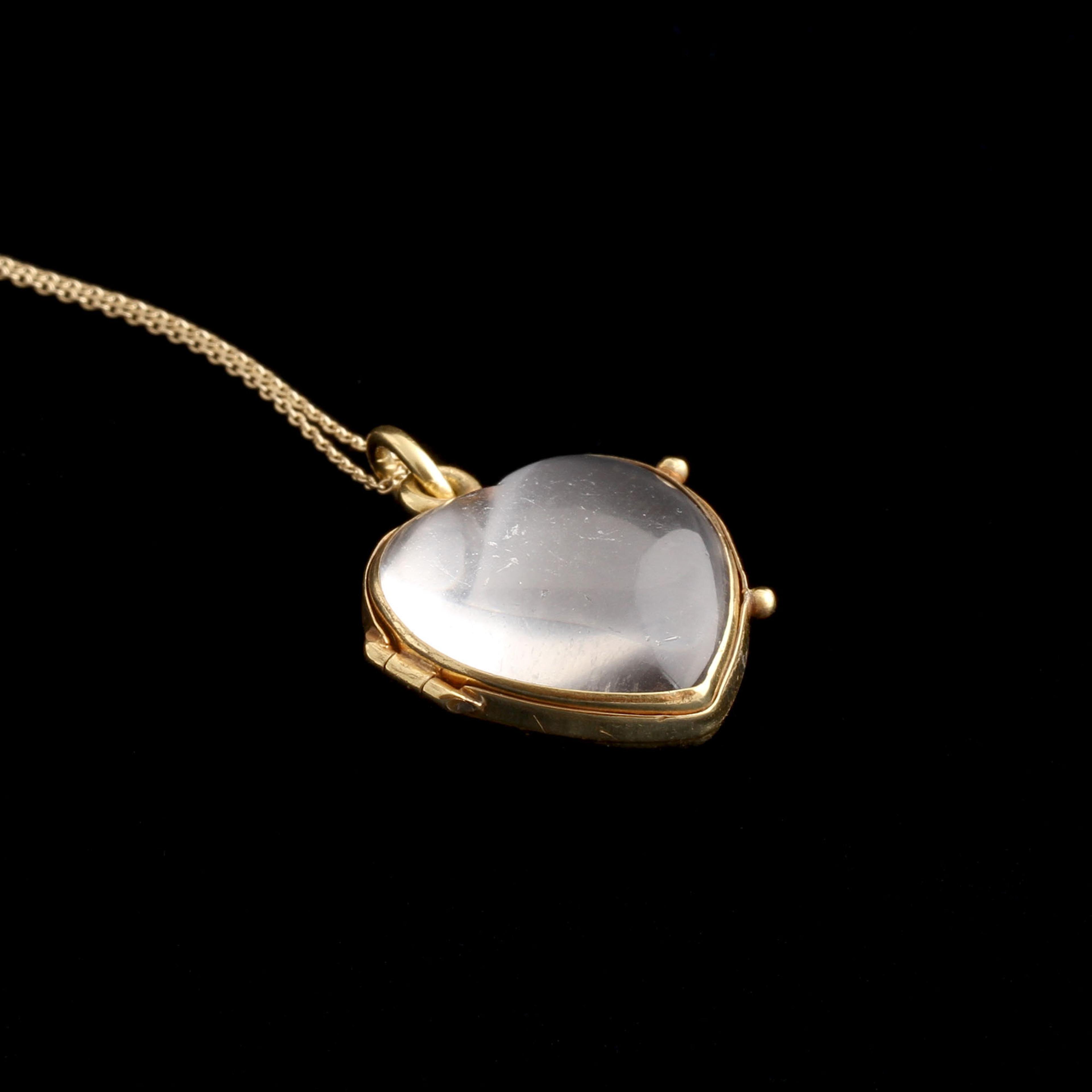 Victorian Heart-Shaped Ball Locket
