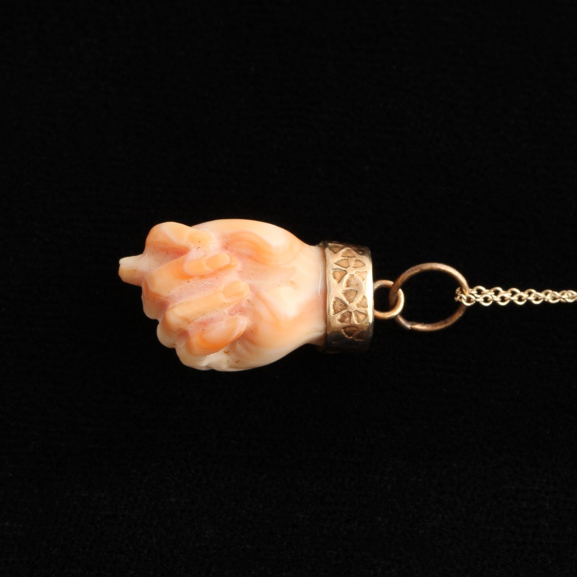 Vintage Coral Figa Necklace