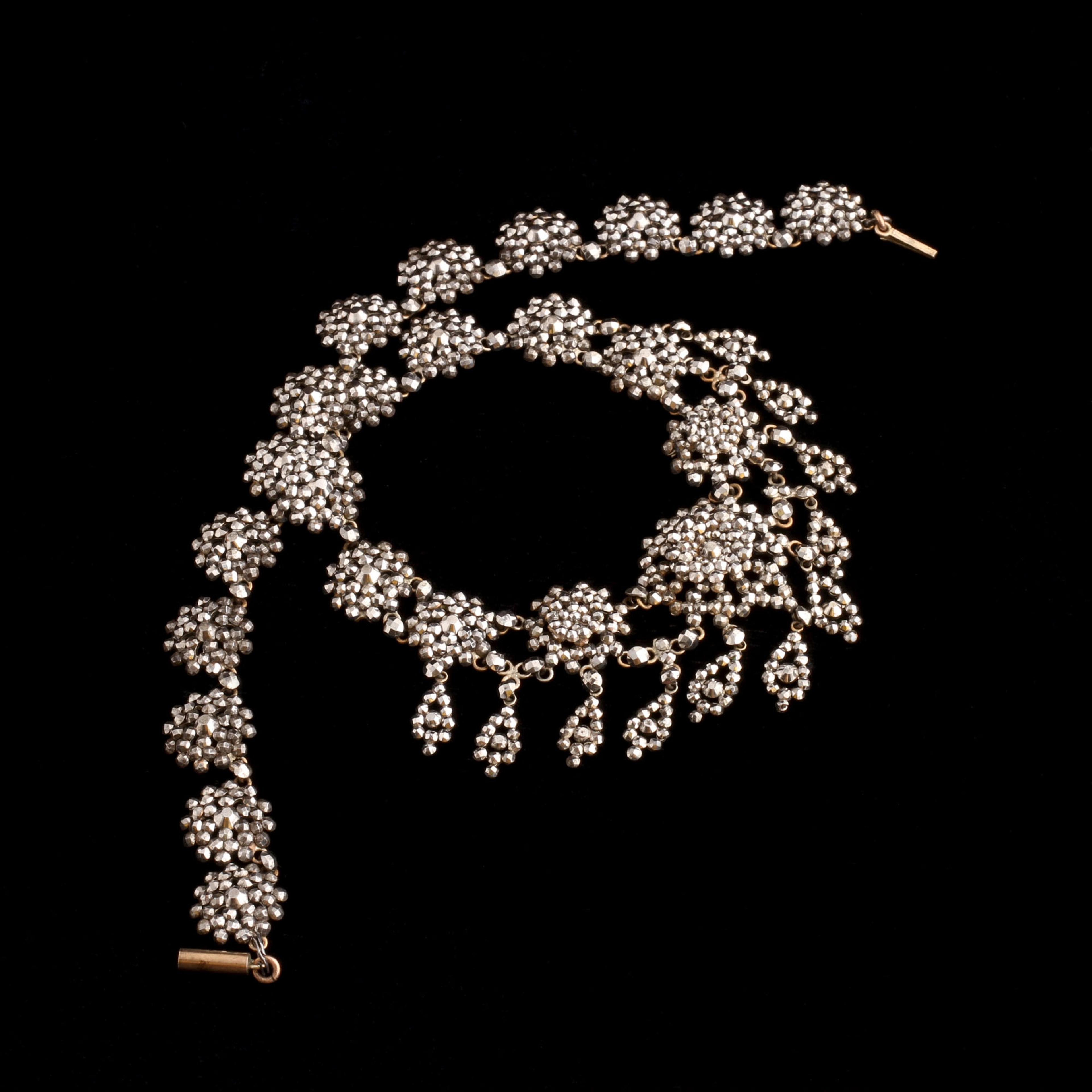 Georgian Cut Steel Fringe Necklace