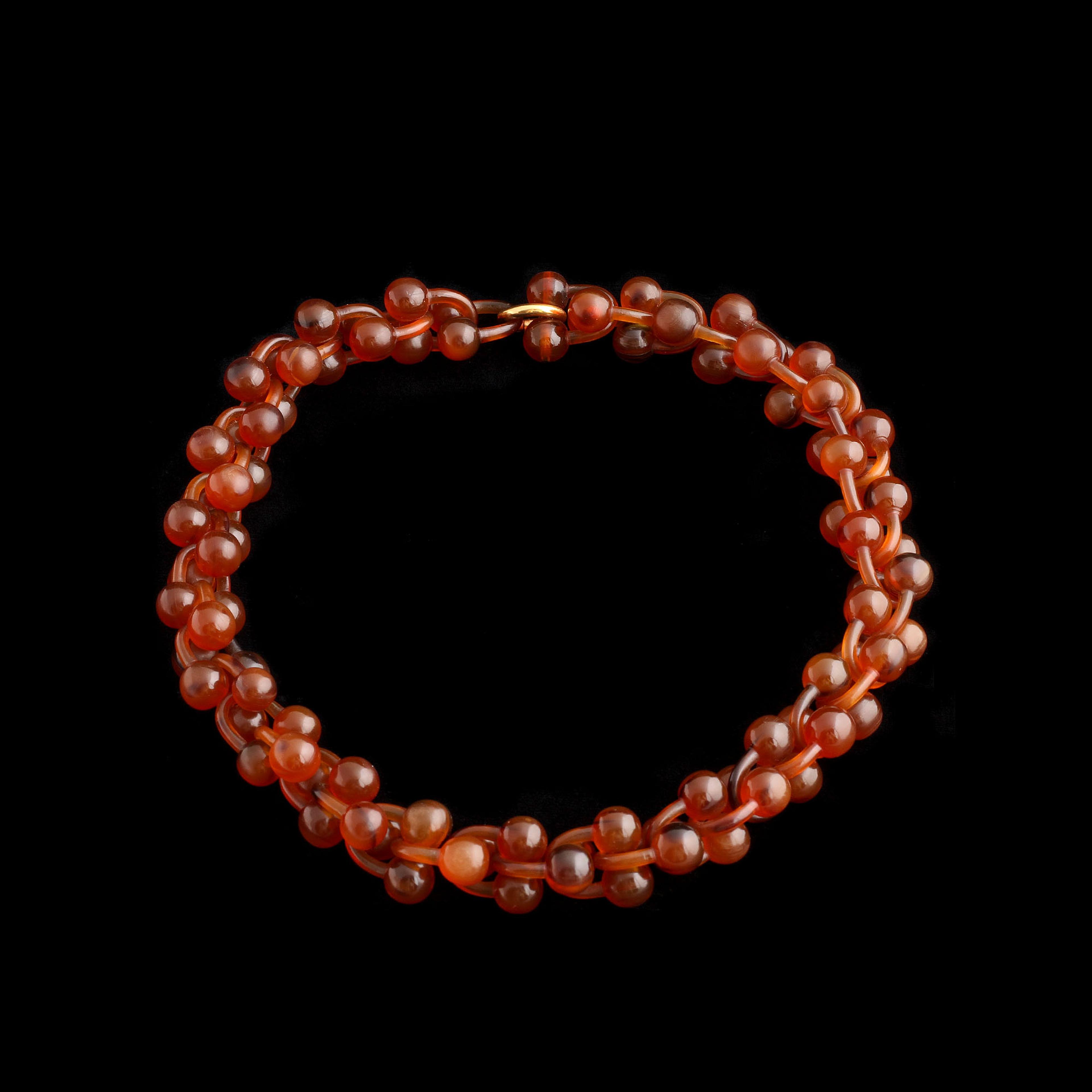 Victorian Barbell Linked Tortoiseshell Collar