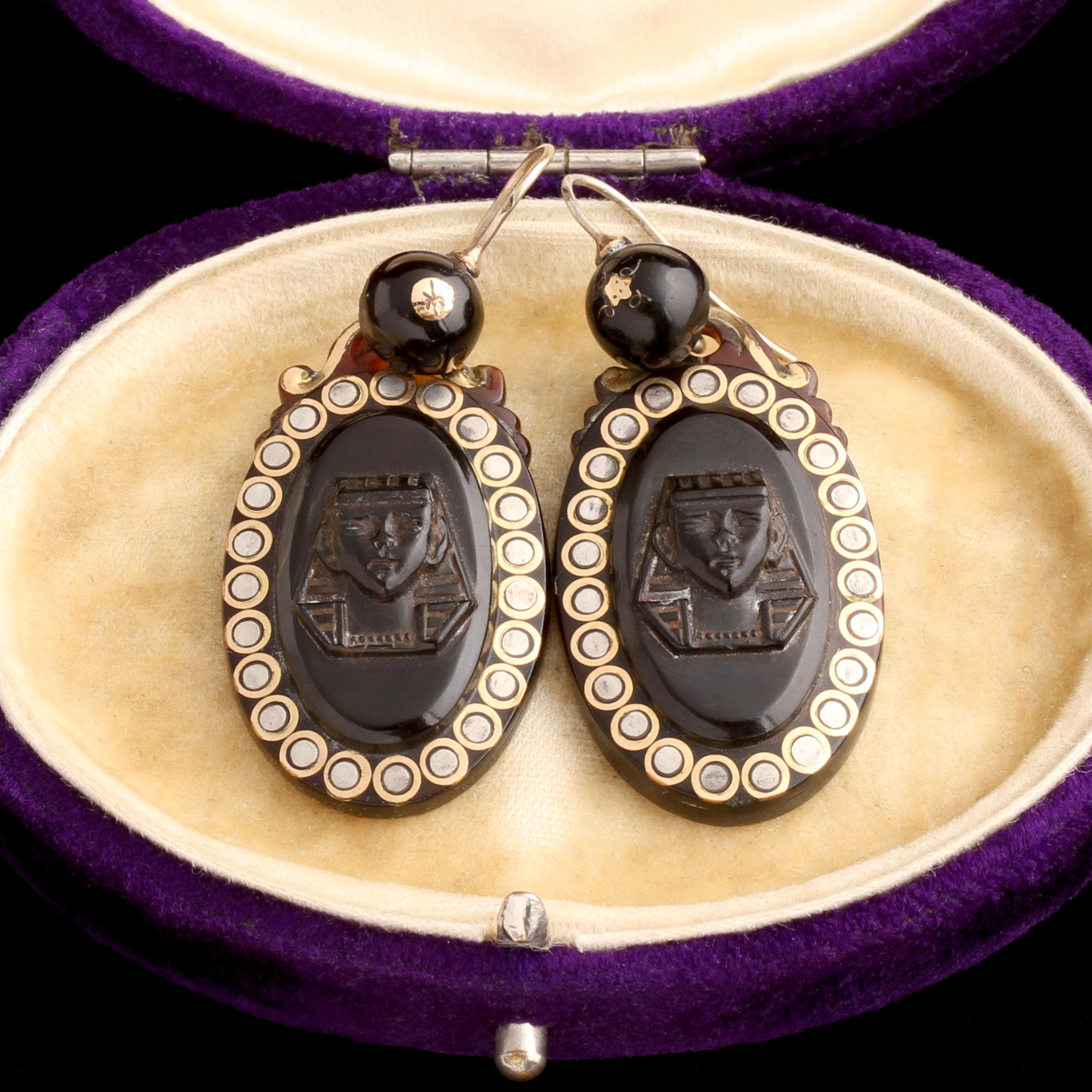 Victorian Pique Pharaoh Earrings