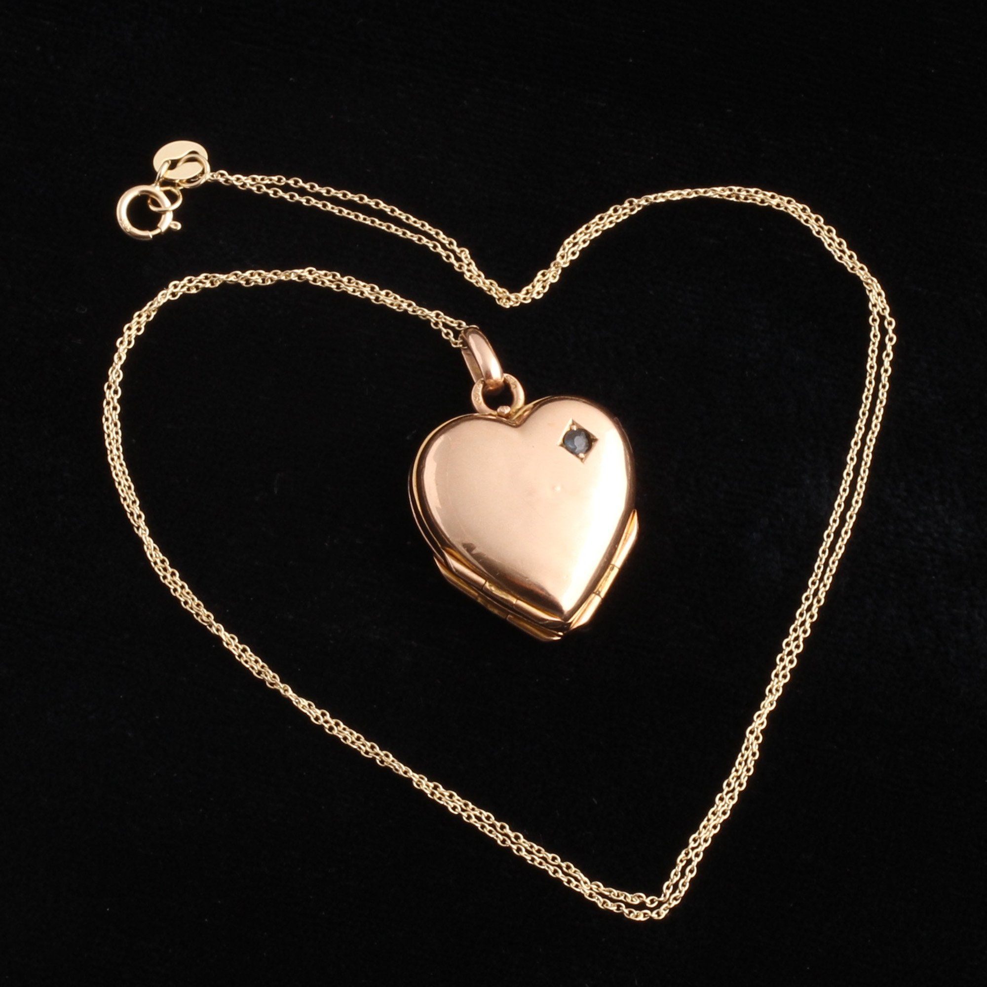 Victorian Four Panel Heart Locket
