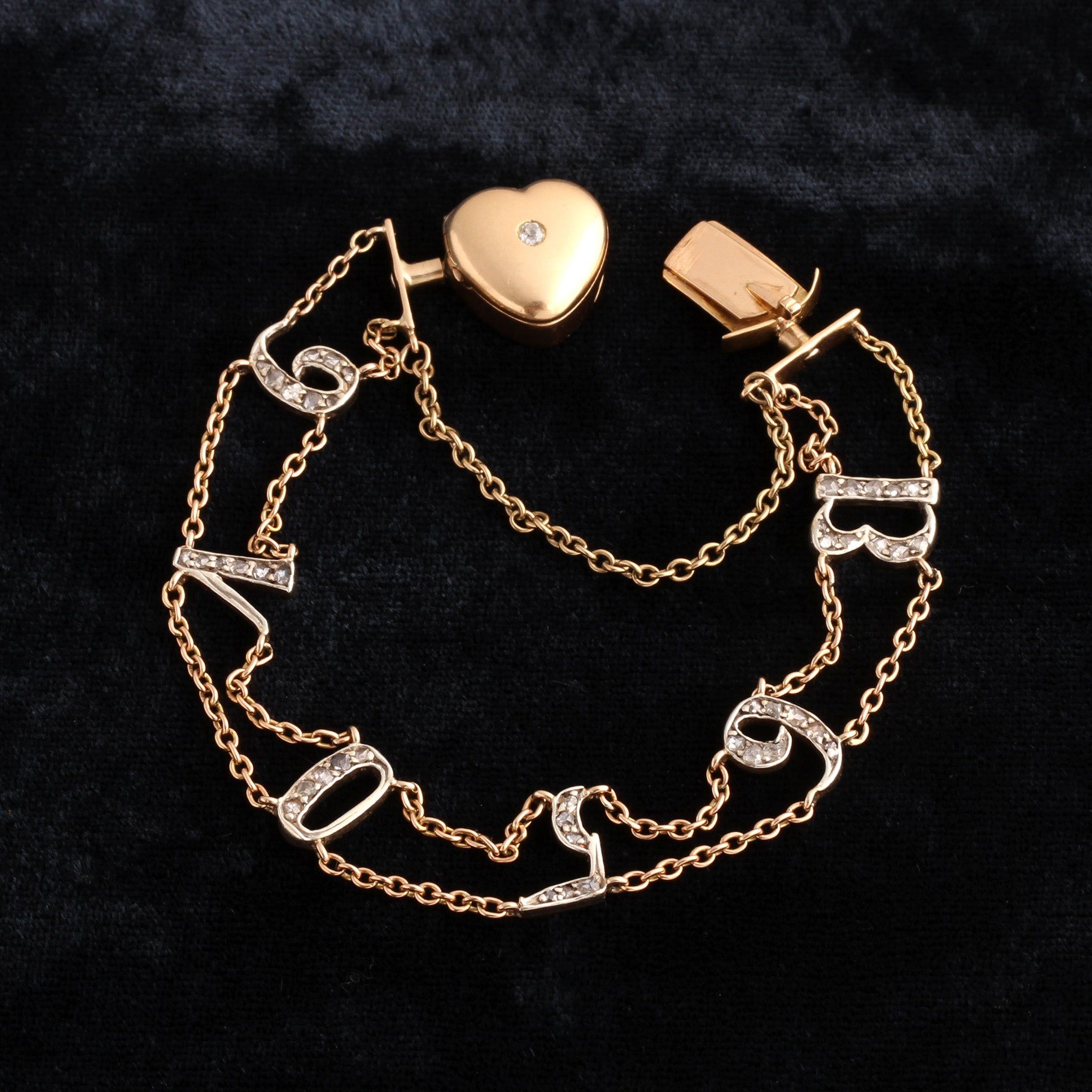 Edwardian Diamond Numbers Bracelet