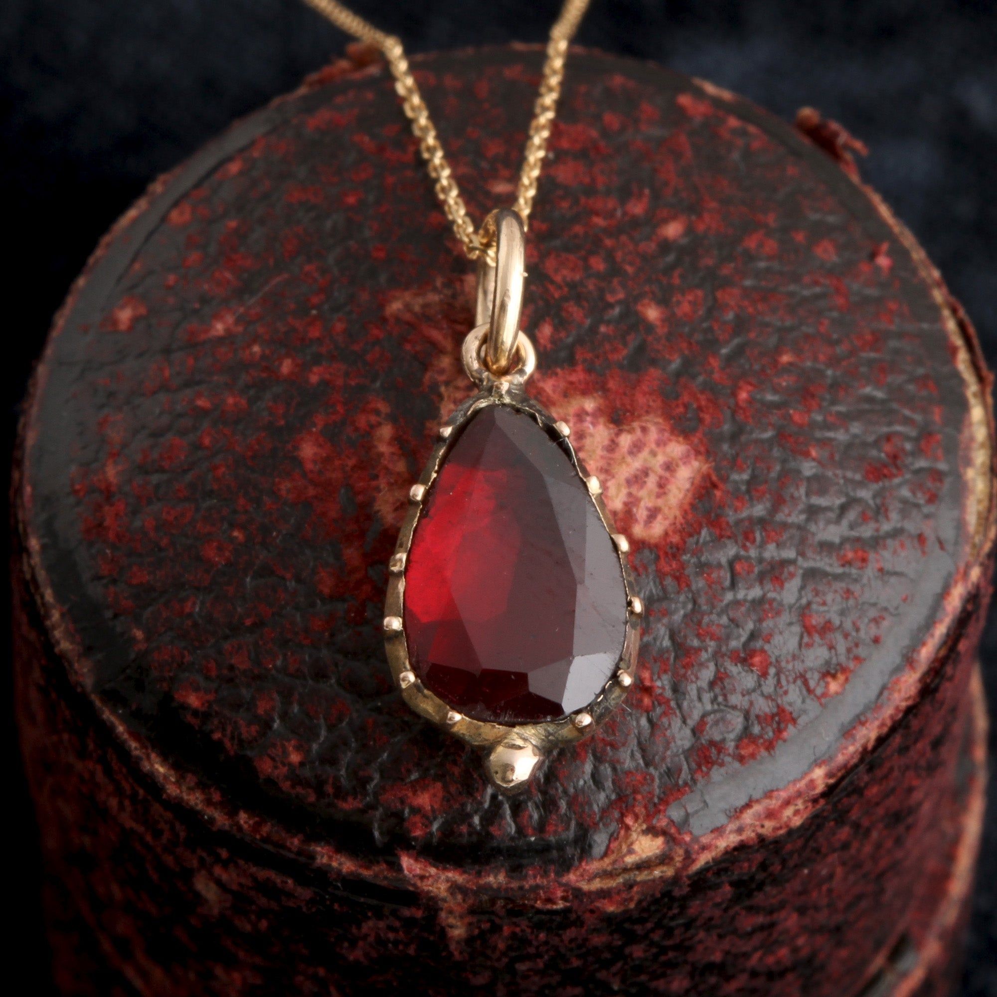 Georgian Garnet Pendant