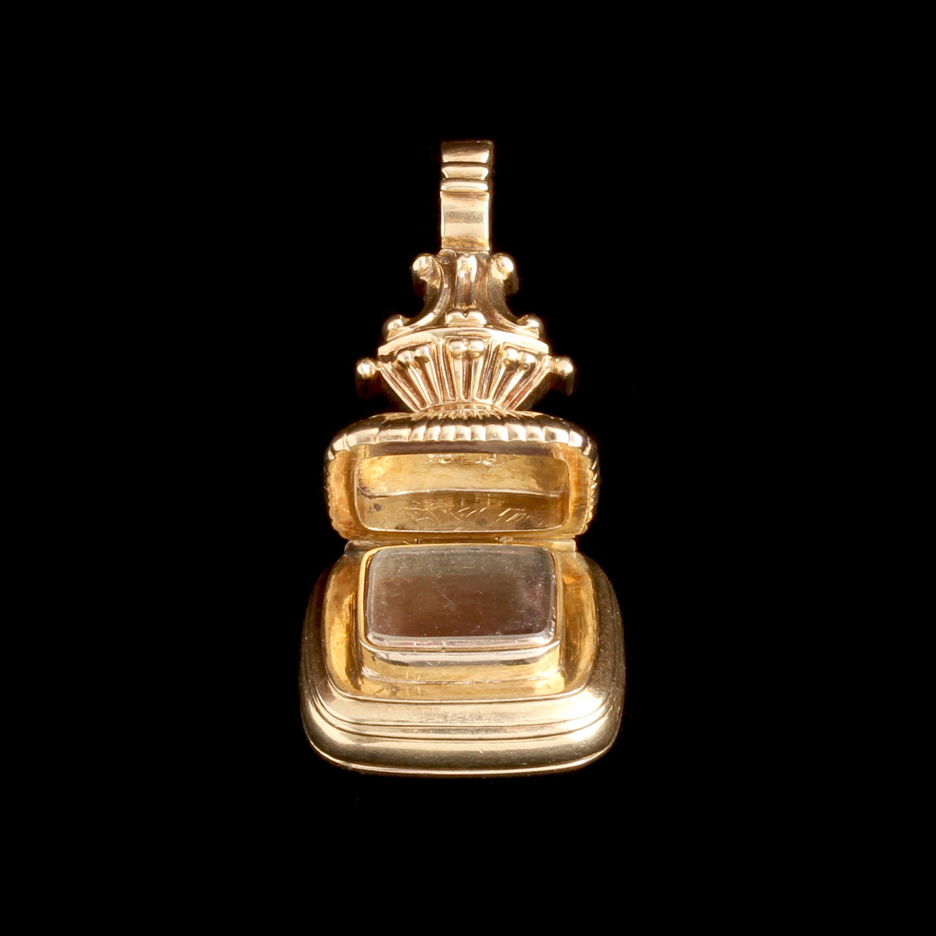 Georgian "May truth guide us" Concealed Locket Seal
