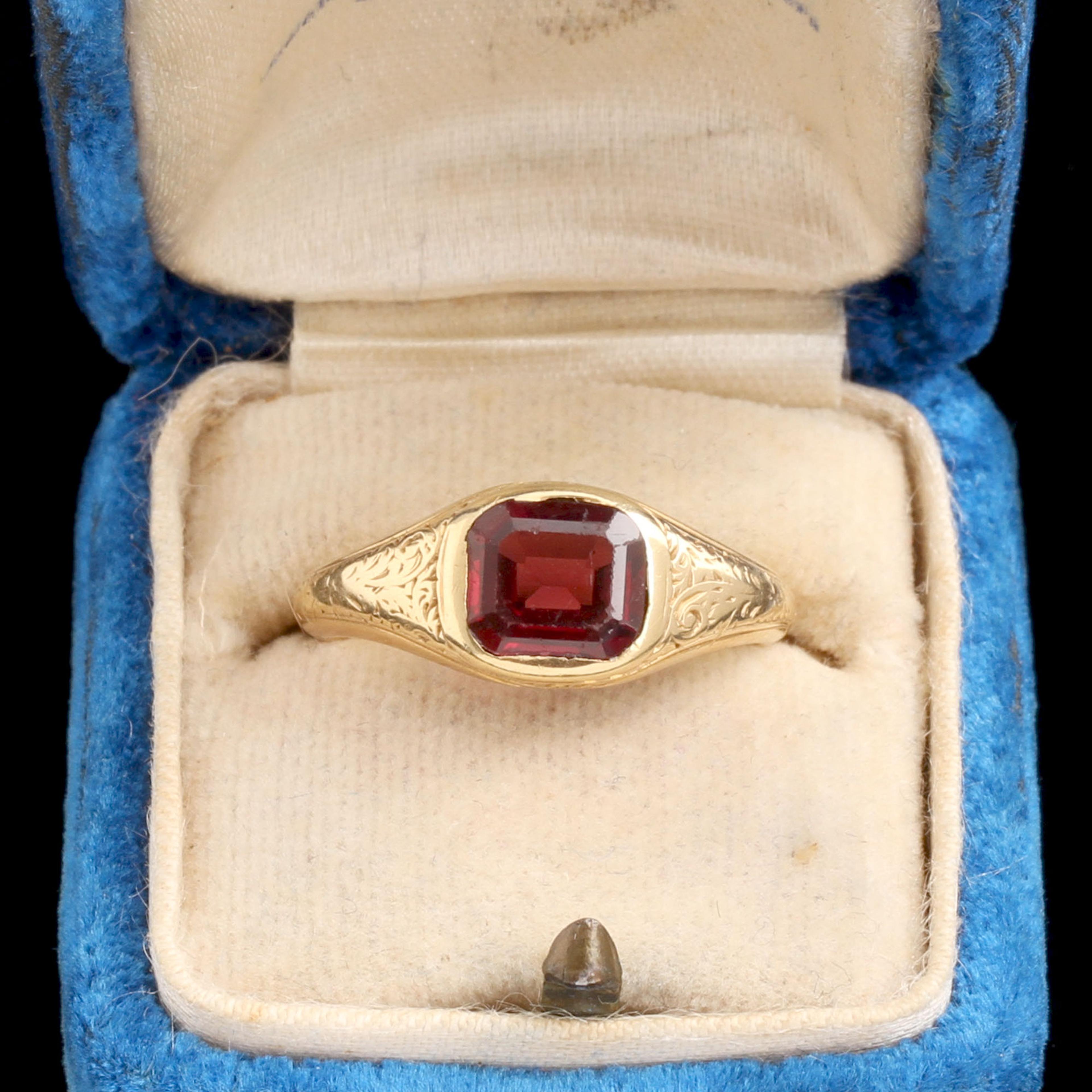 Early Victorian Garnet Solitaire