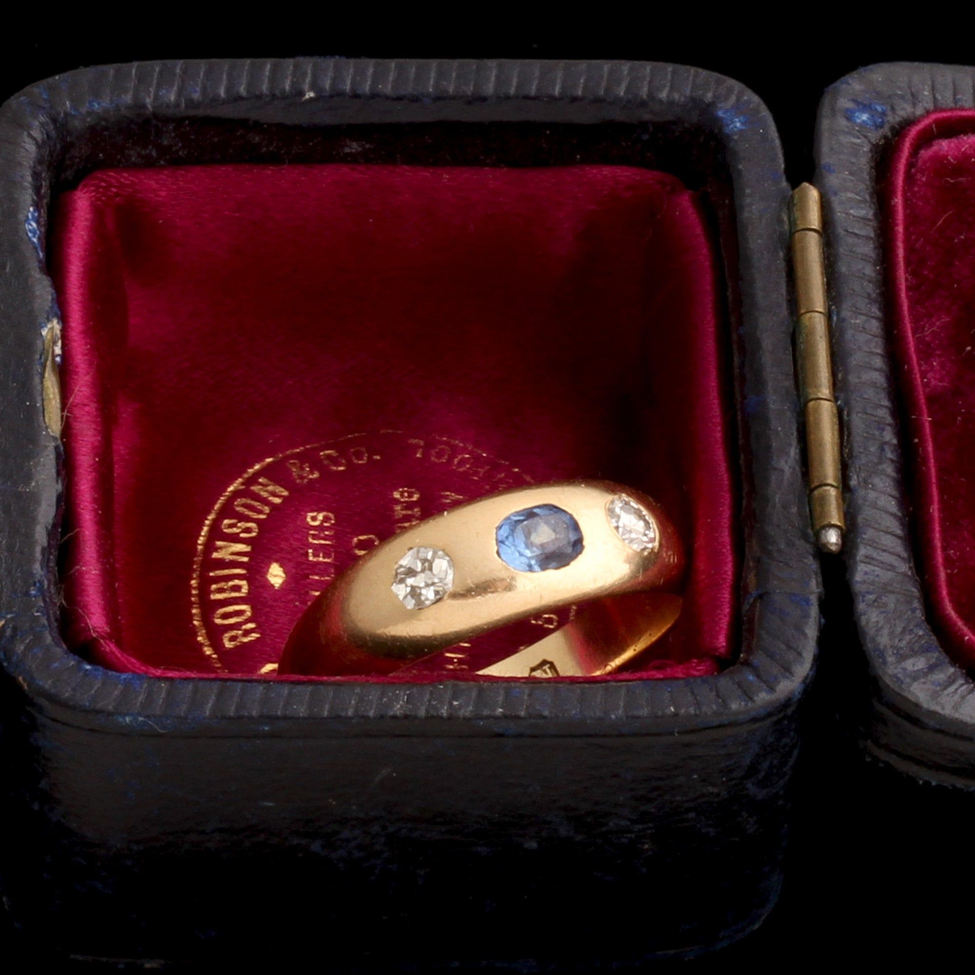 Victorian Diamond & Sapphire Ring