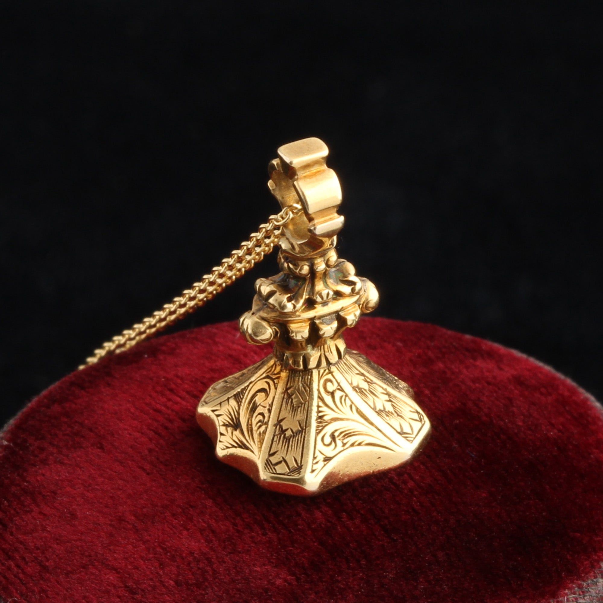 Georgian Citrine "B" Seal Fob