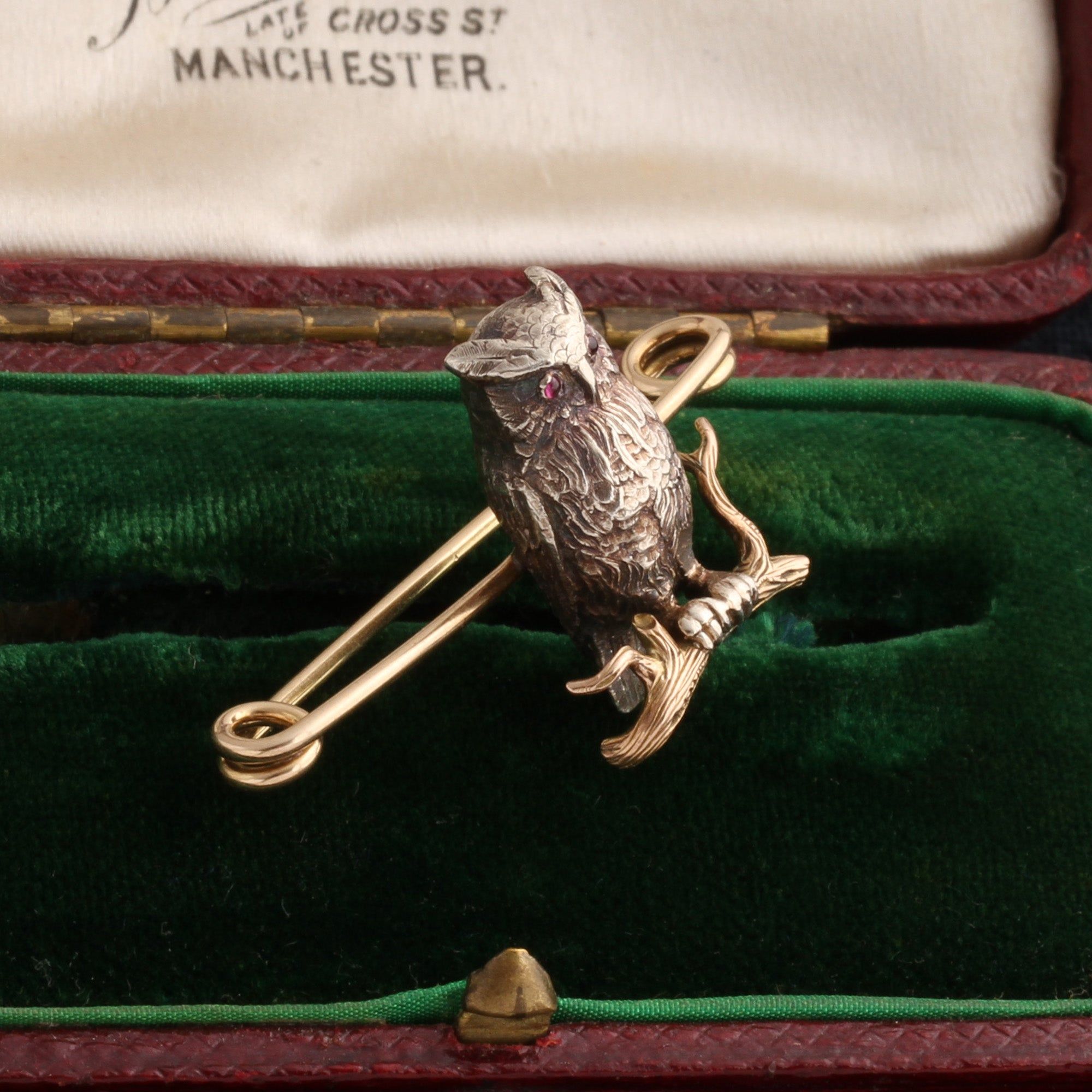 Victorian Owl Brooch