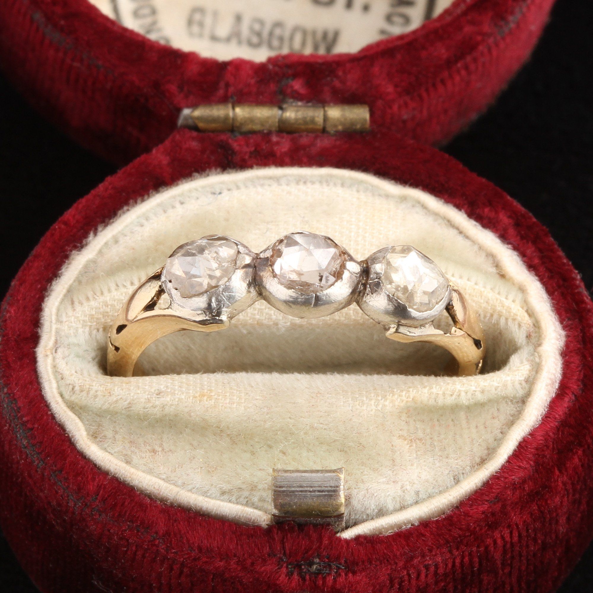 Georgian Three Diamond Ring