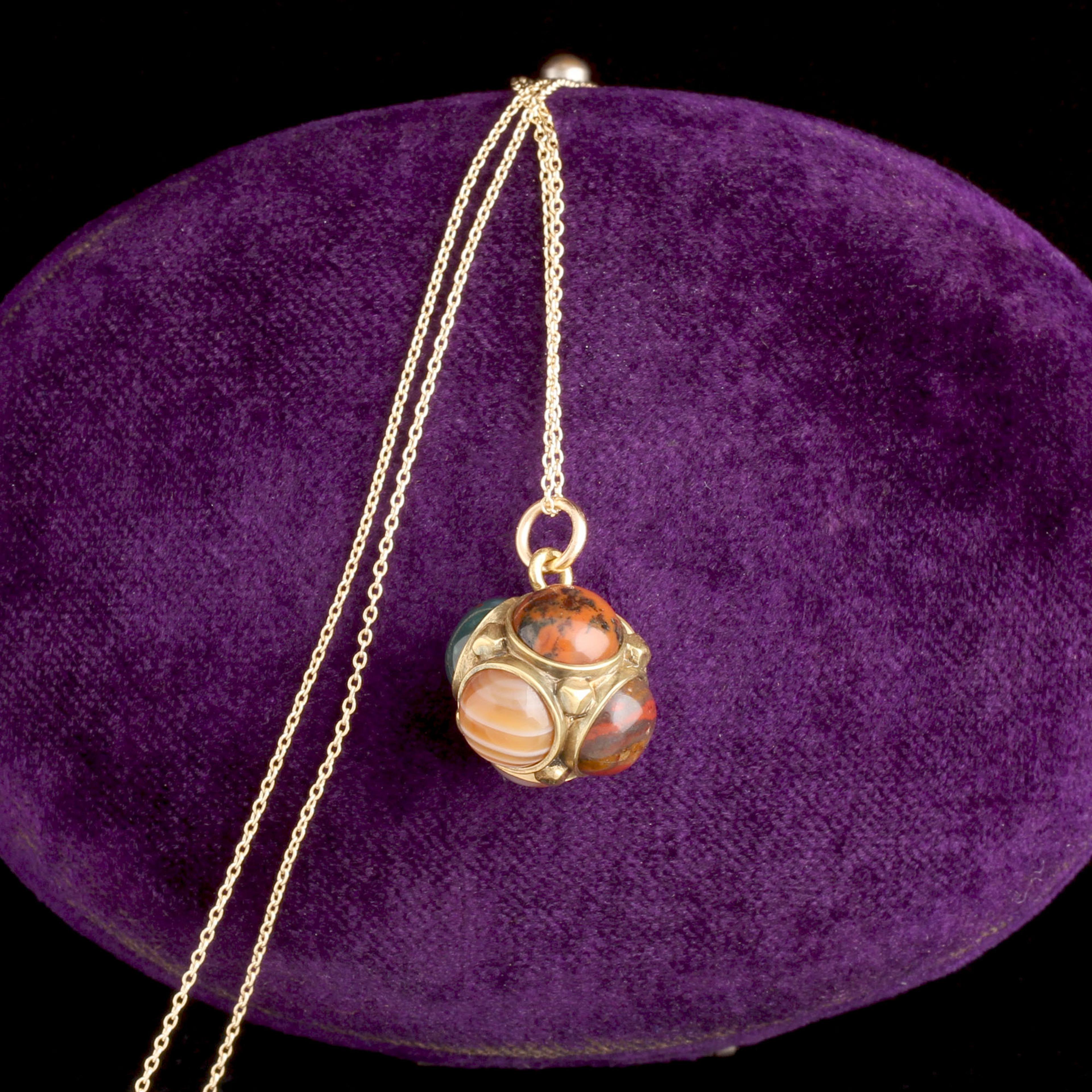 Victorian Agate Specimen Pendant