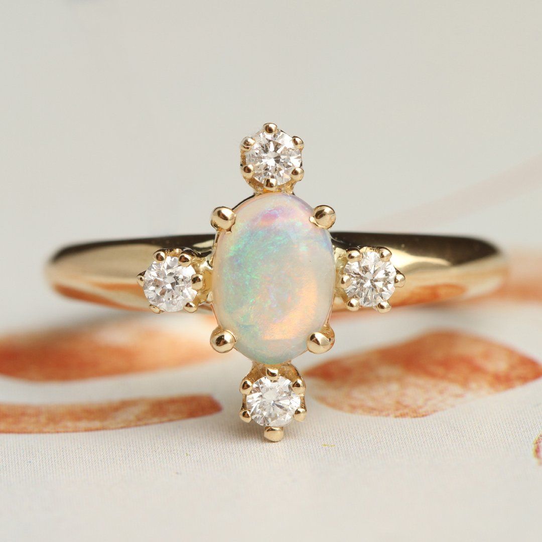Directional Ring (Opal)