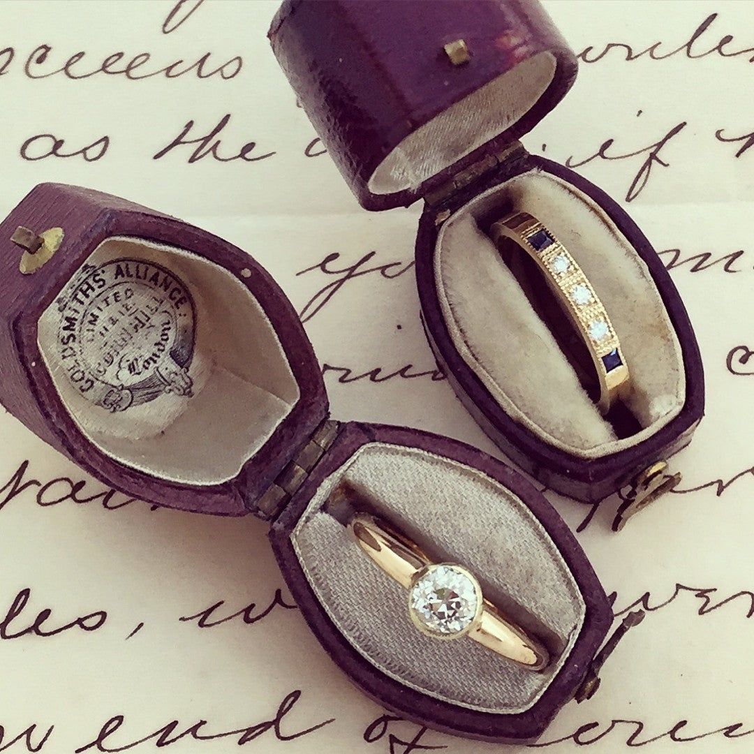 White Gold & Sapphire Esther Ring