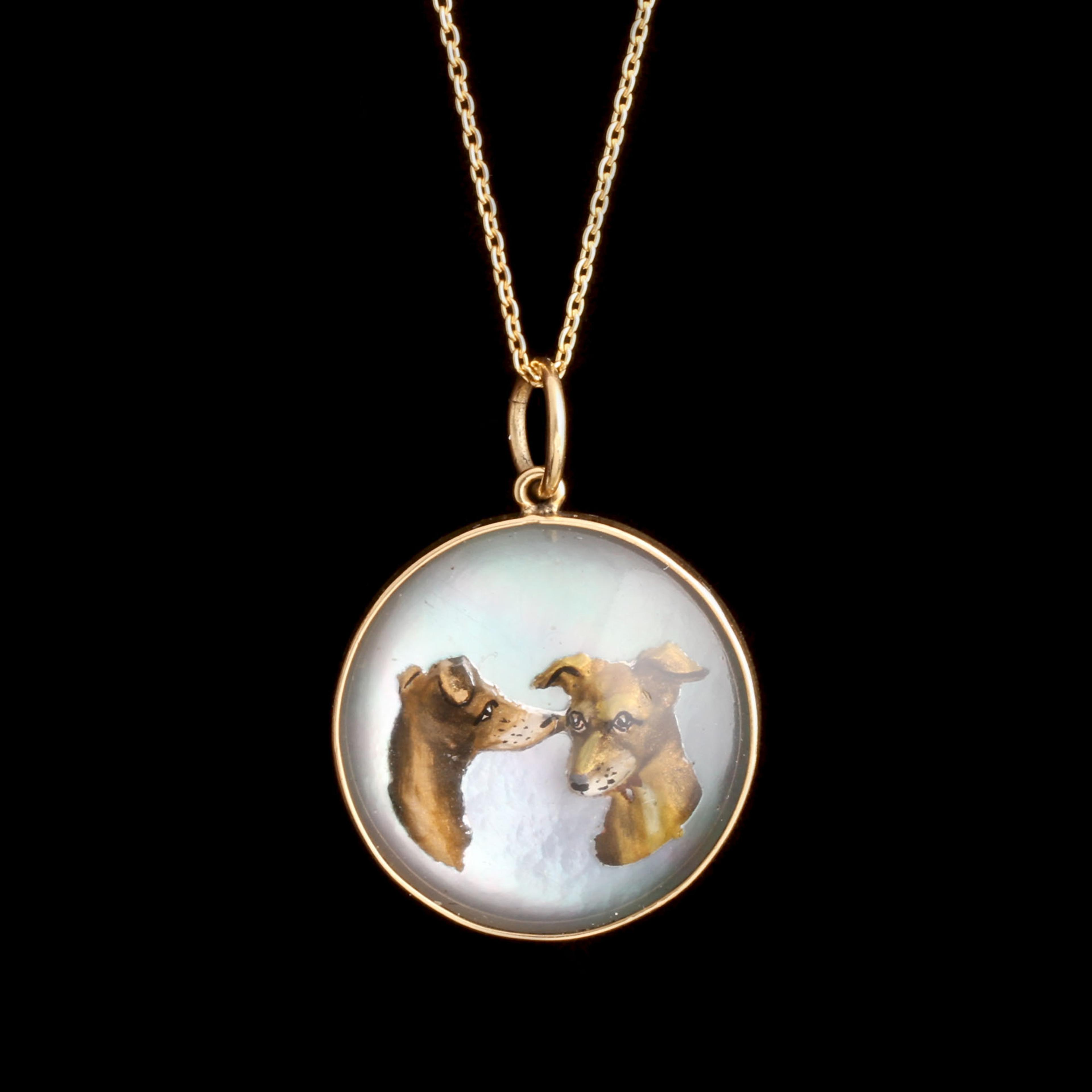 Victorian Essex Crystal Whippets Necklace