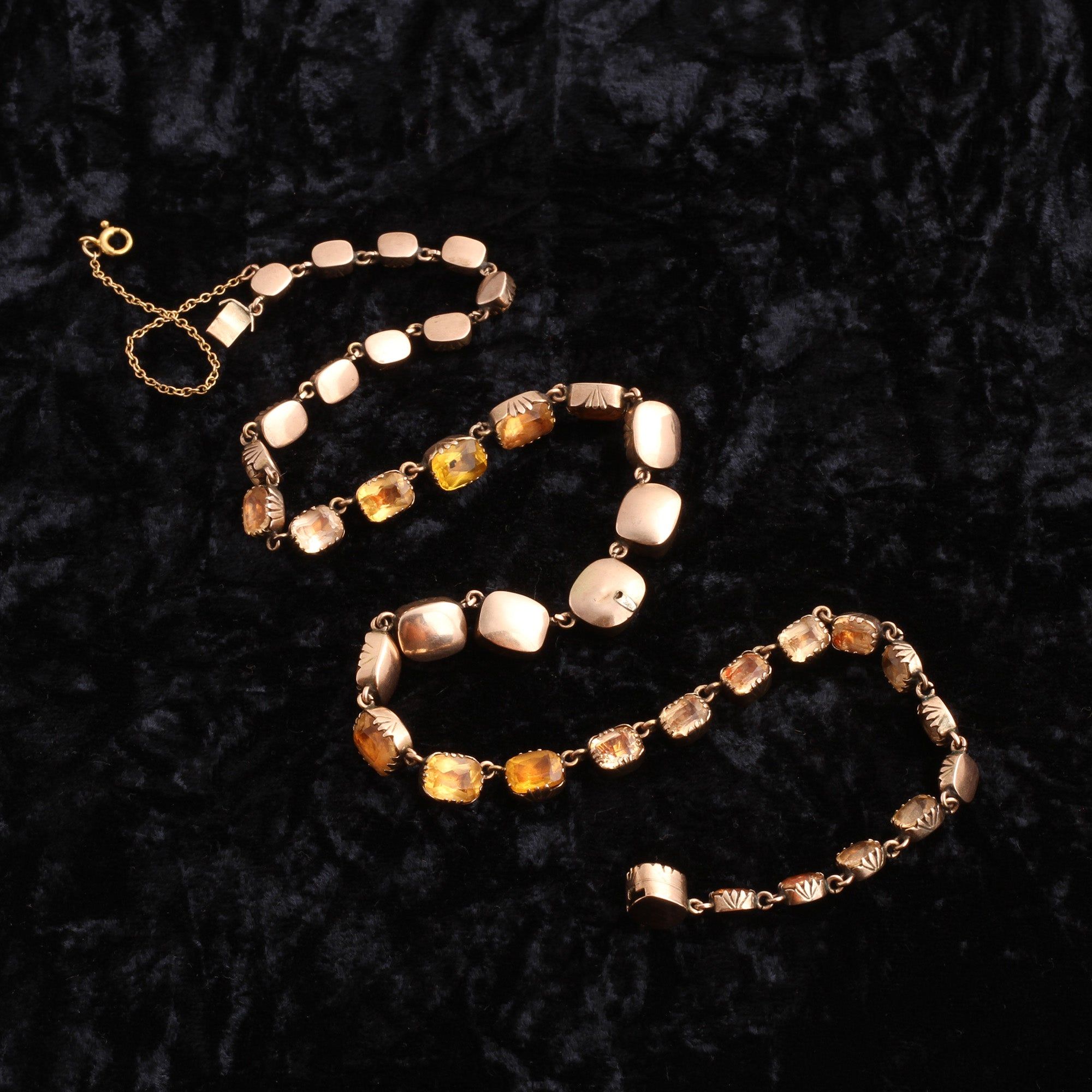 Early Victorian "Topaz" Paste Collar