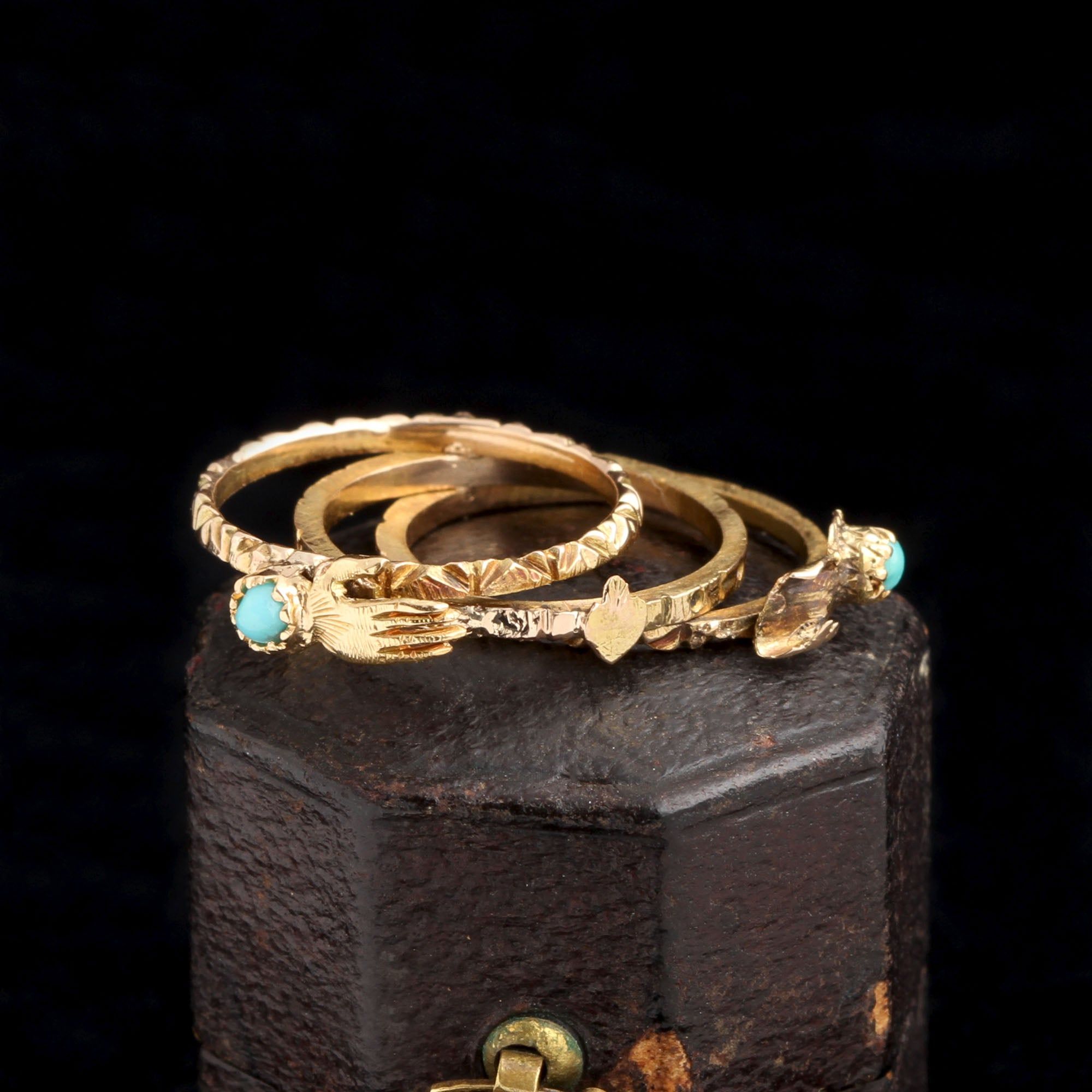 Georgian Fede Gimmel Ring — Erica Weiner
