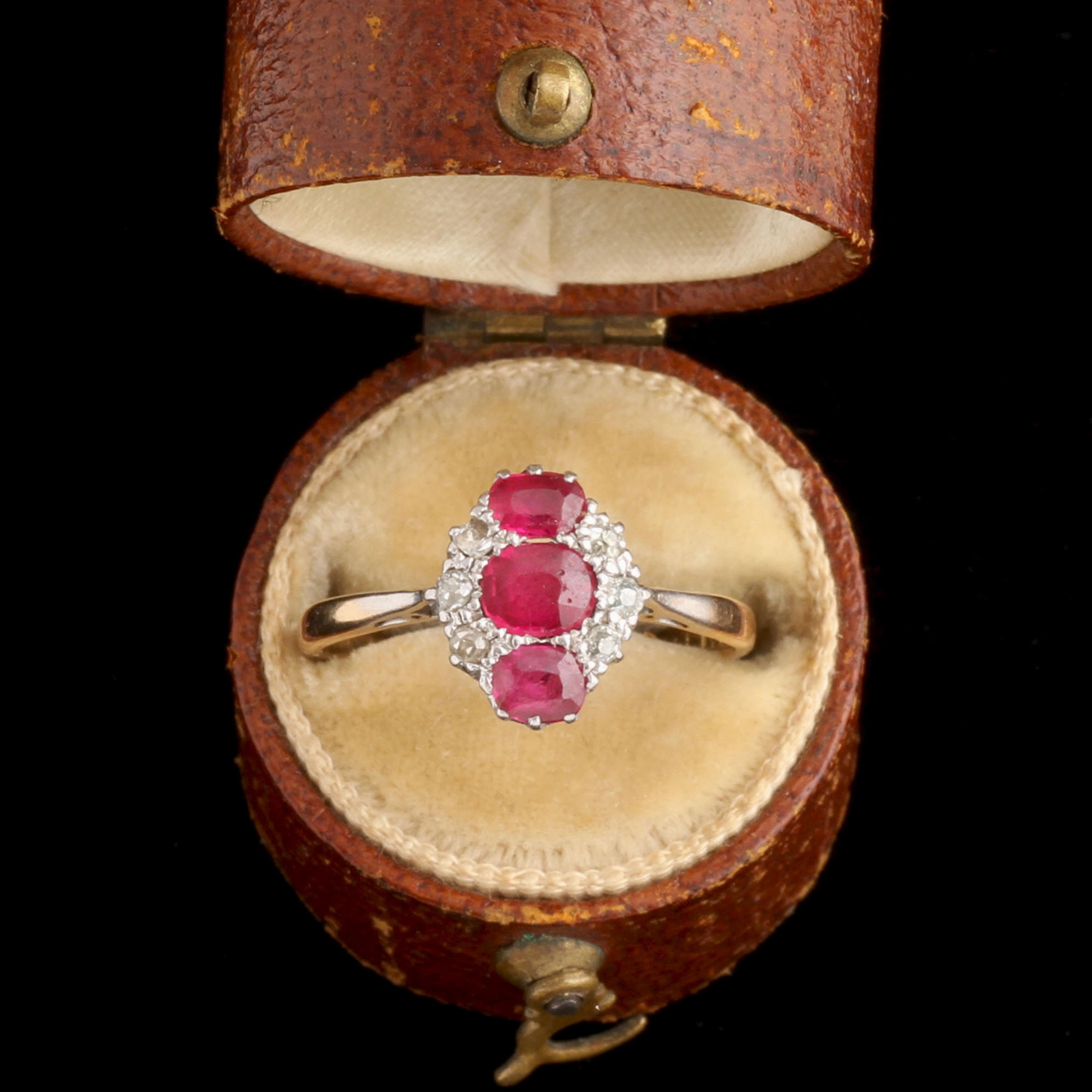 Art Deco Ruby & Diamond Ring