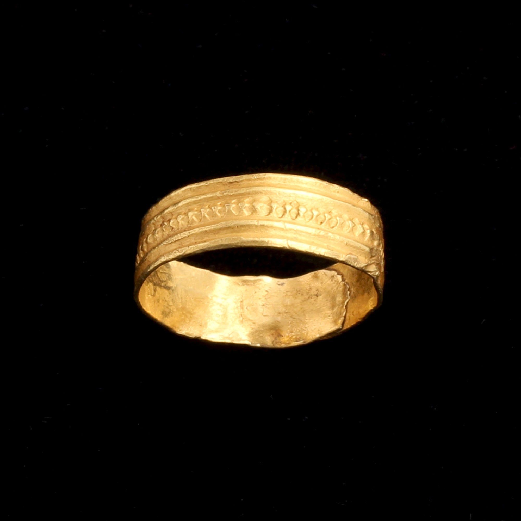 Early Medieval Patterned Gold Band