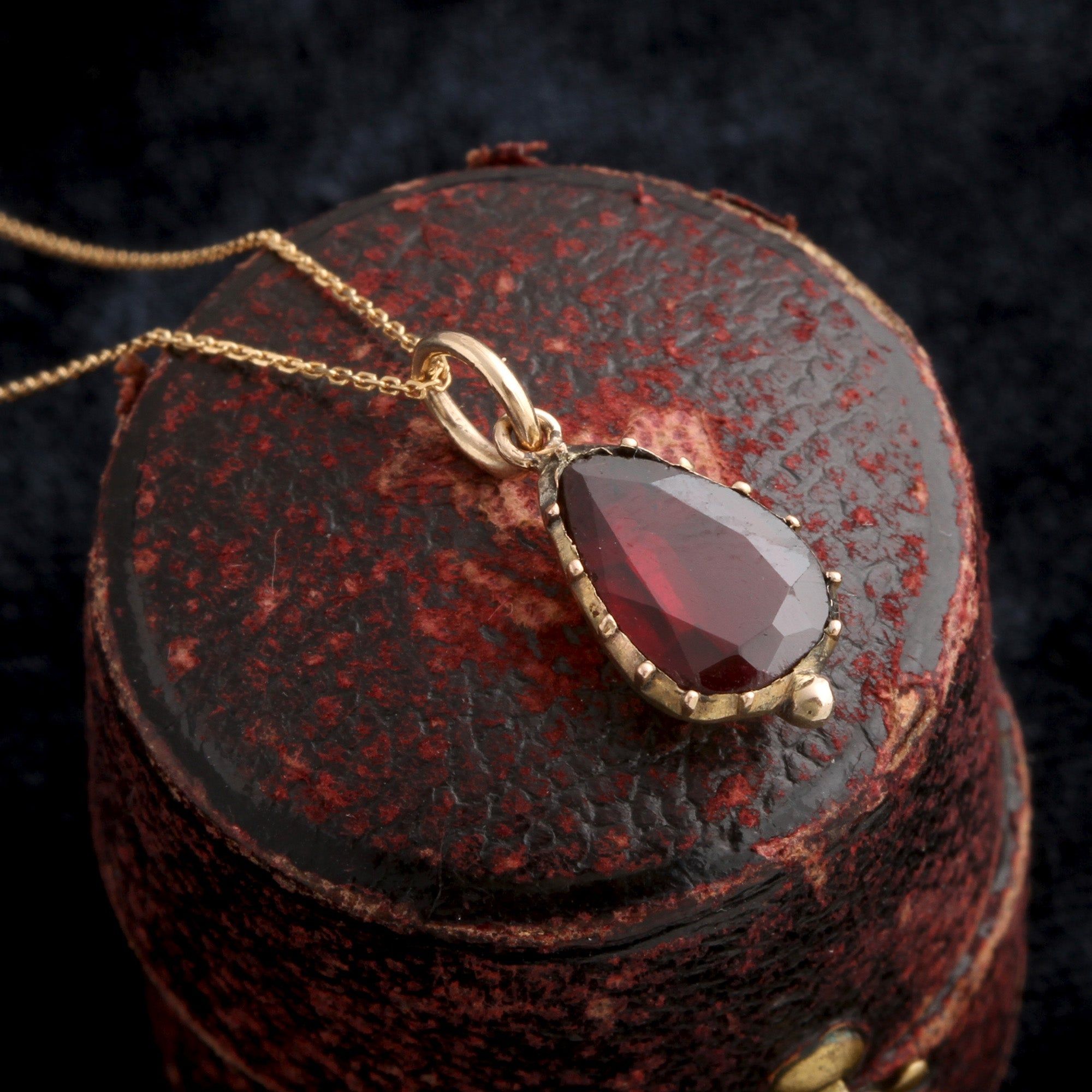 Georgian Garnet Pendant