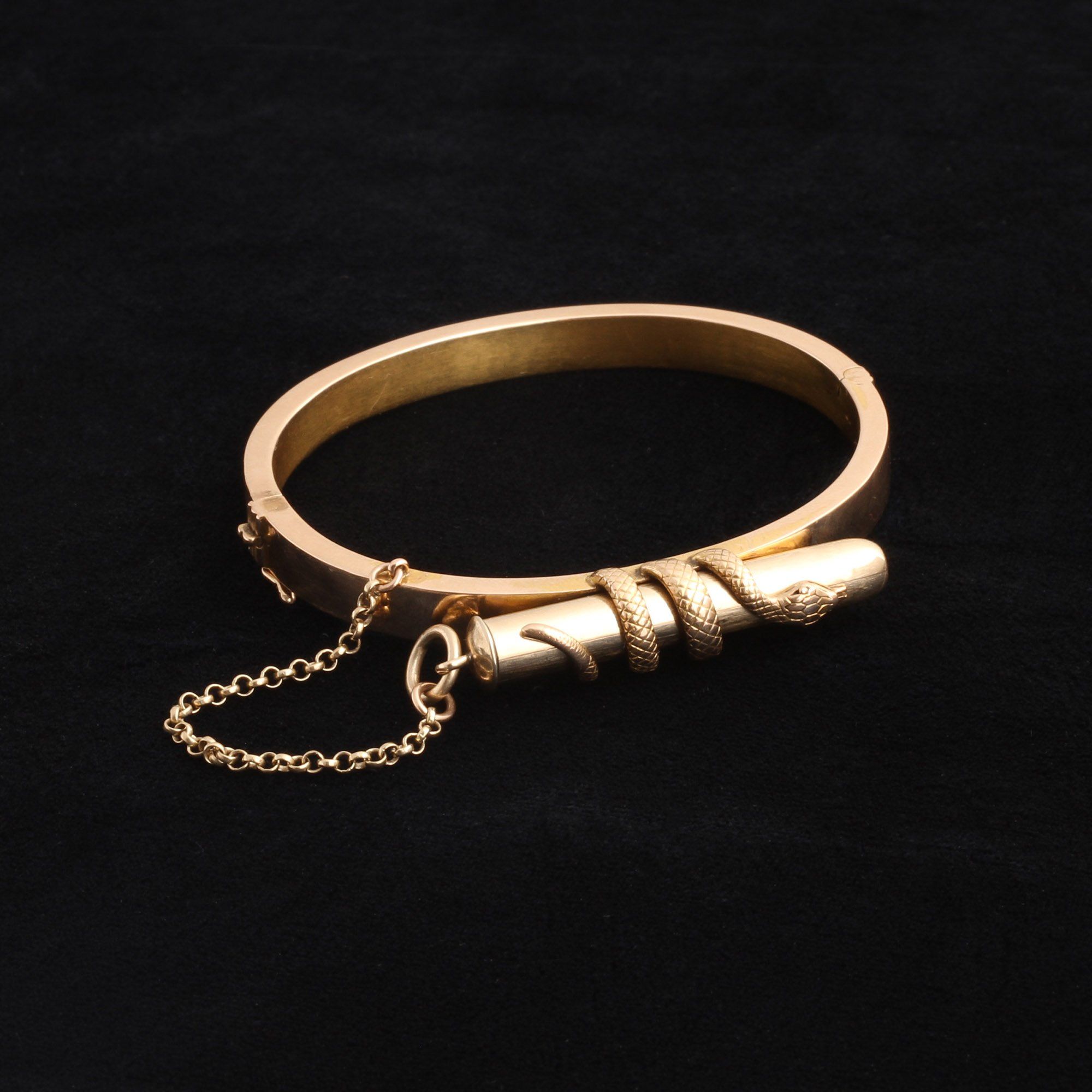 Victorian Snake Bracelet with Telescoping Pencil