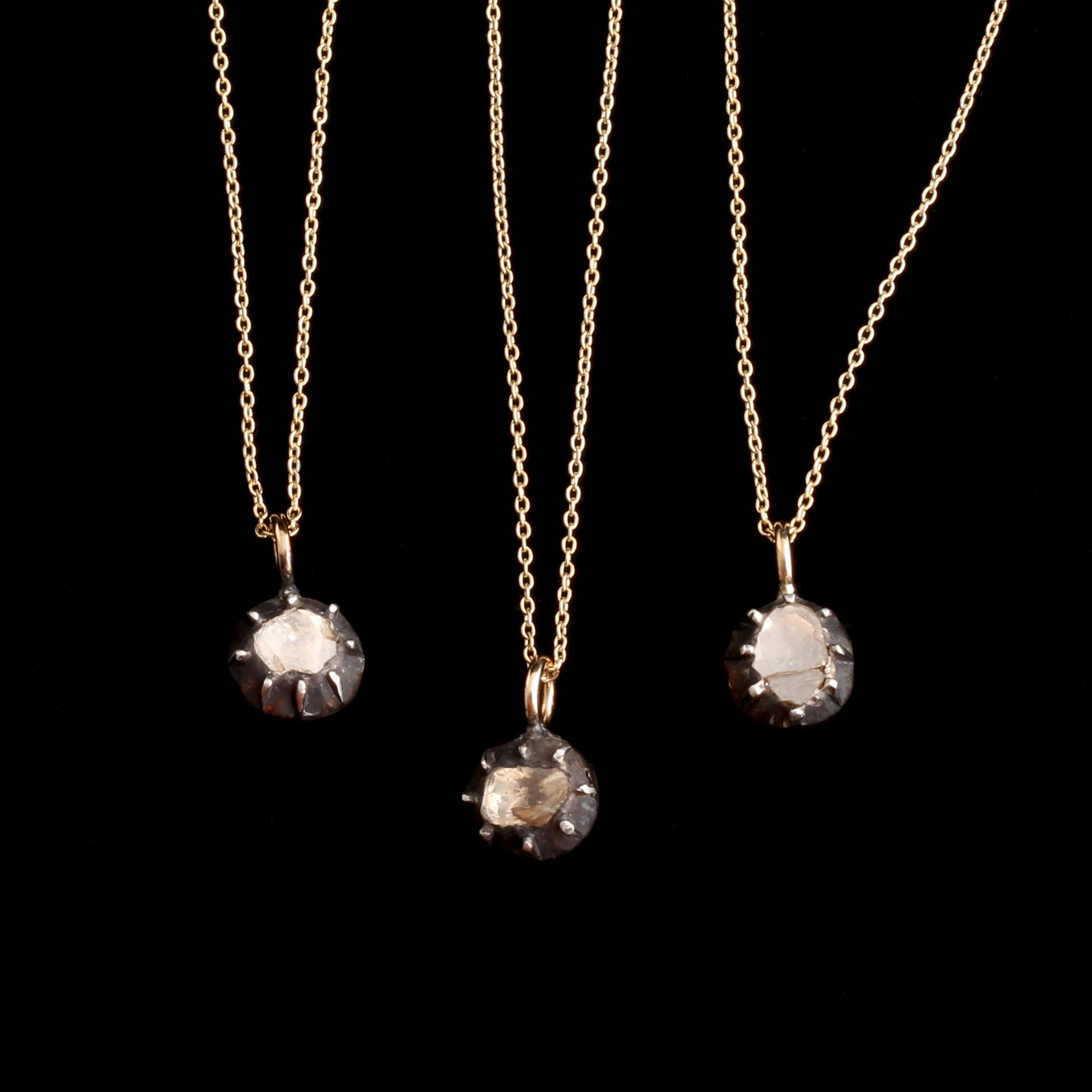 Georgian Rose Cut Diamond Necklaces