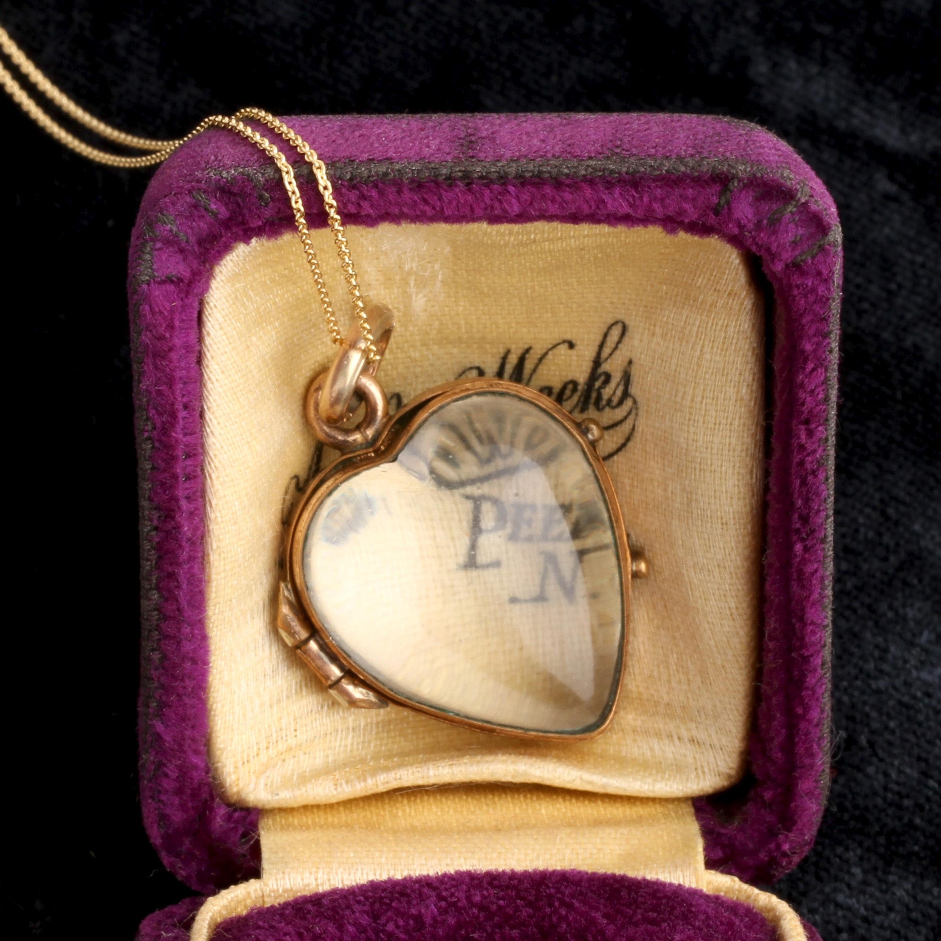 Victorian Heart Ball Locket